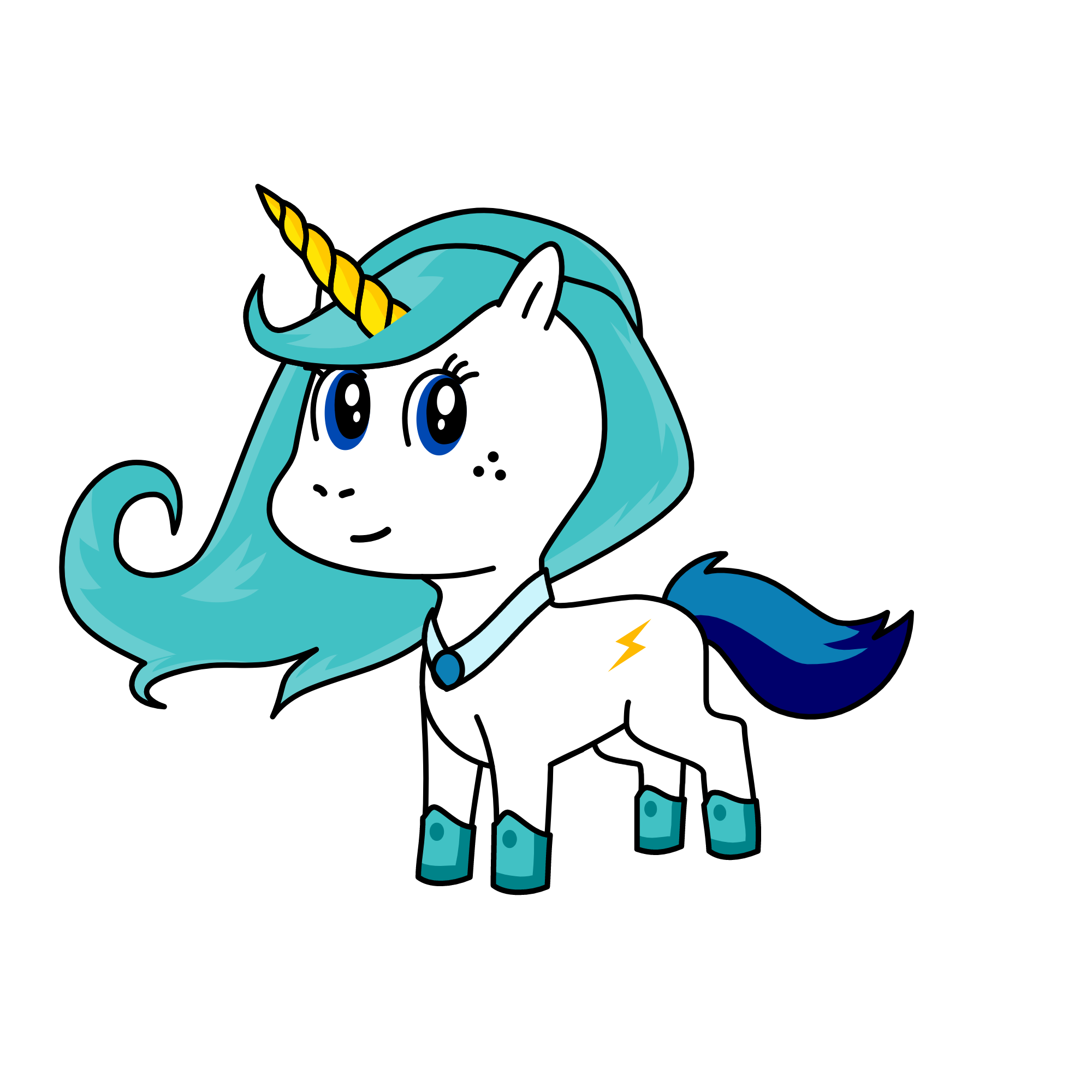SKY, the unicorn