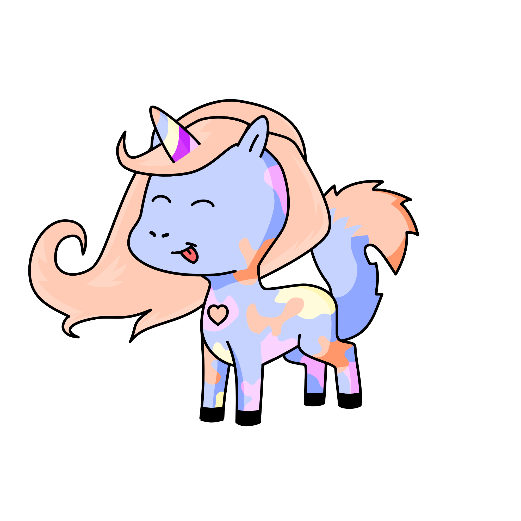 Blister, the unicorn