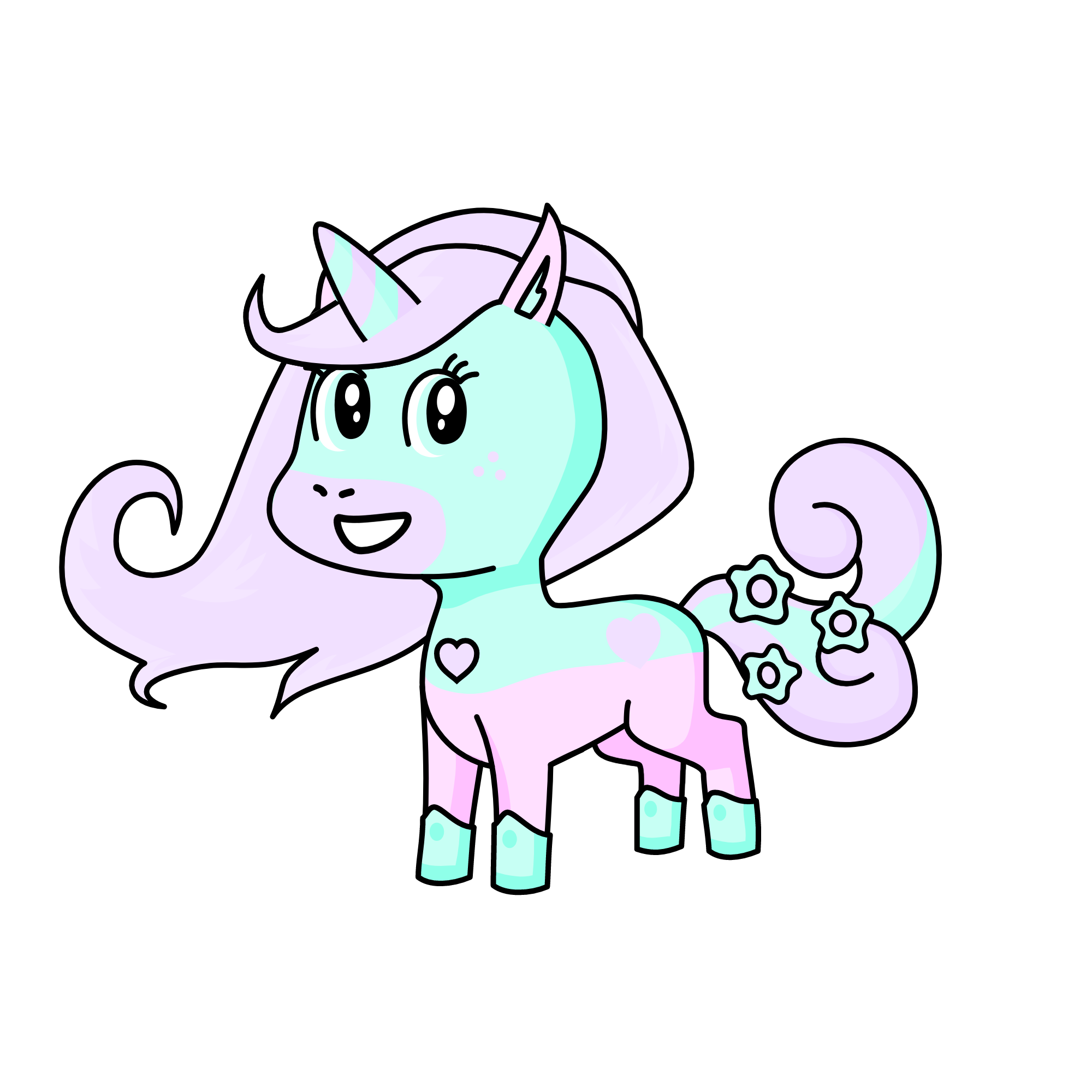 candy, the unicorn