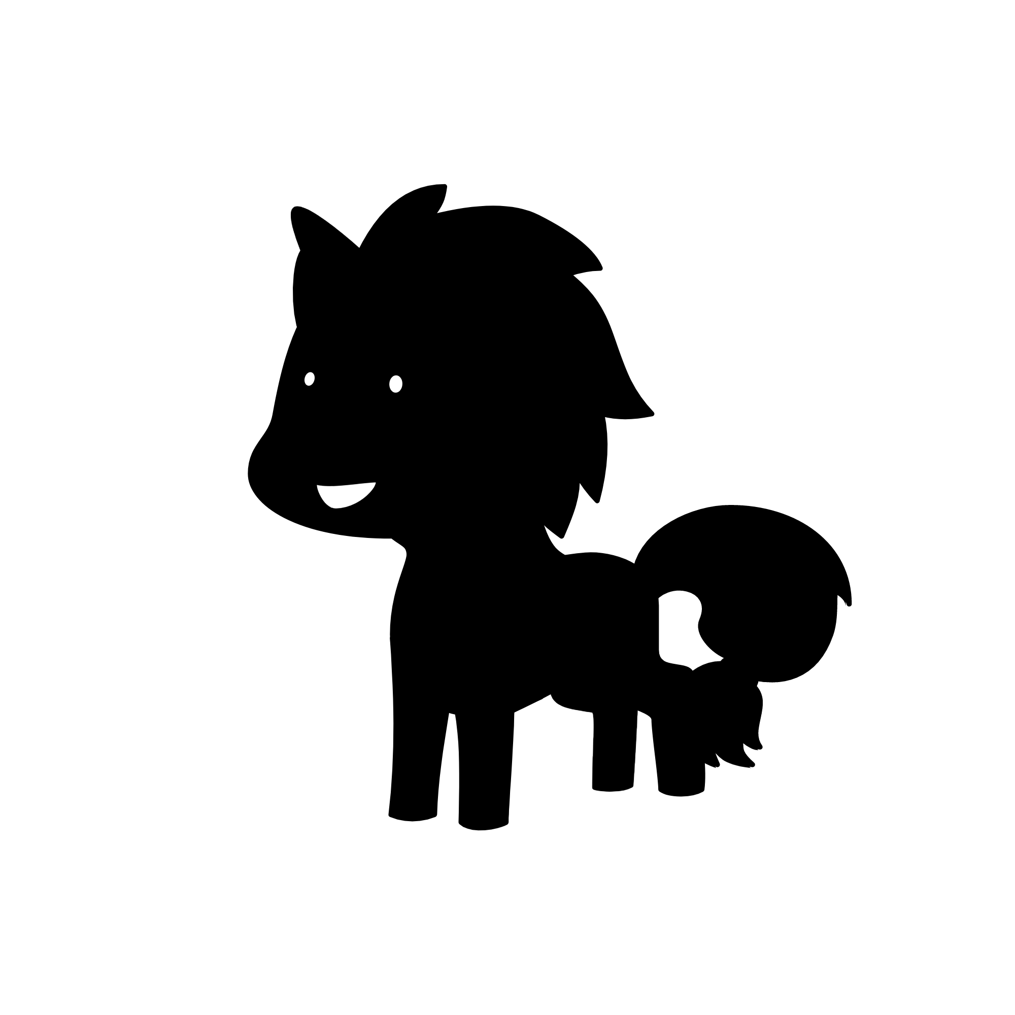 Scary, the unicorn