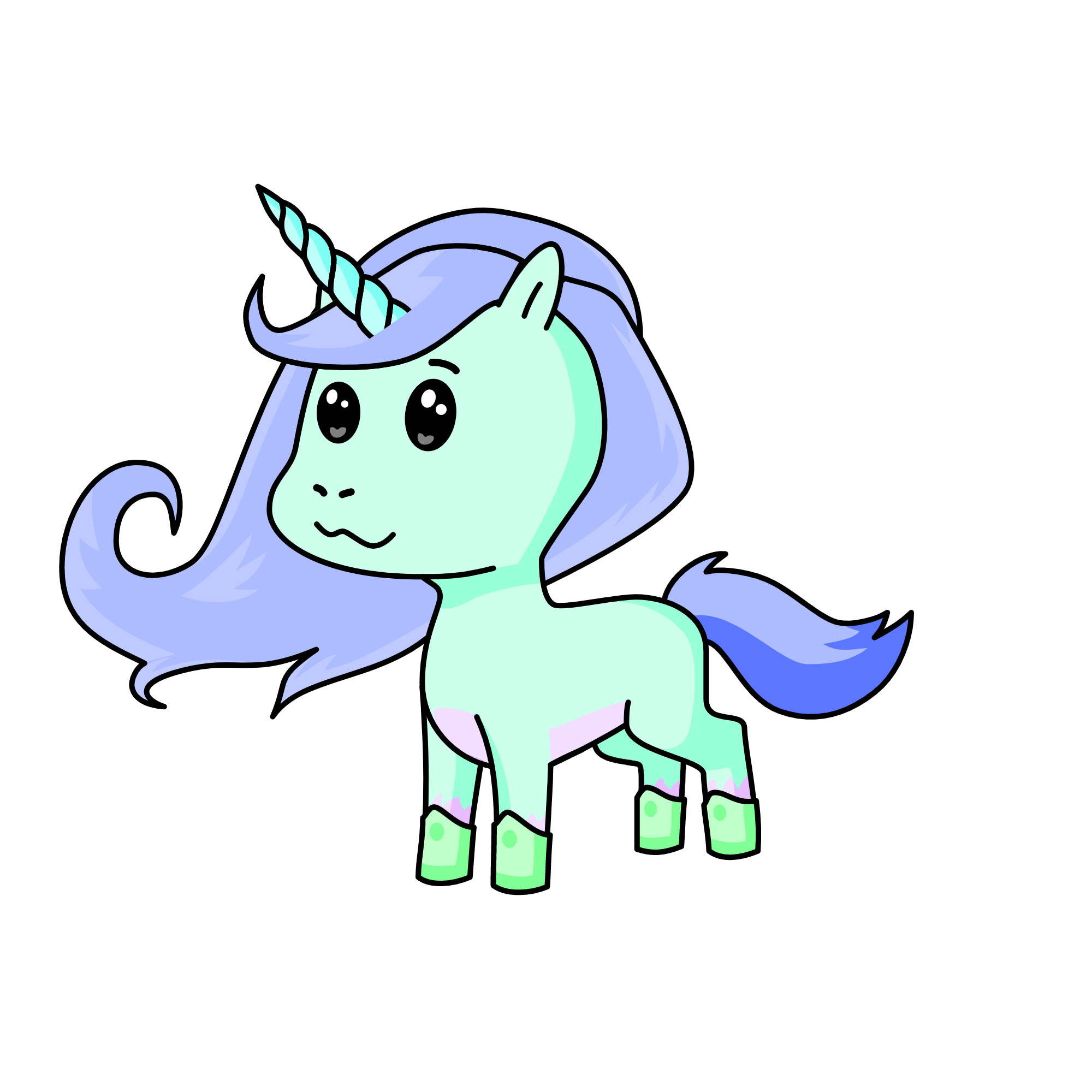 pinky in the sky , the unicorn