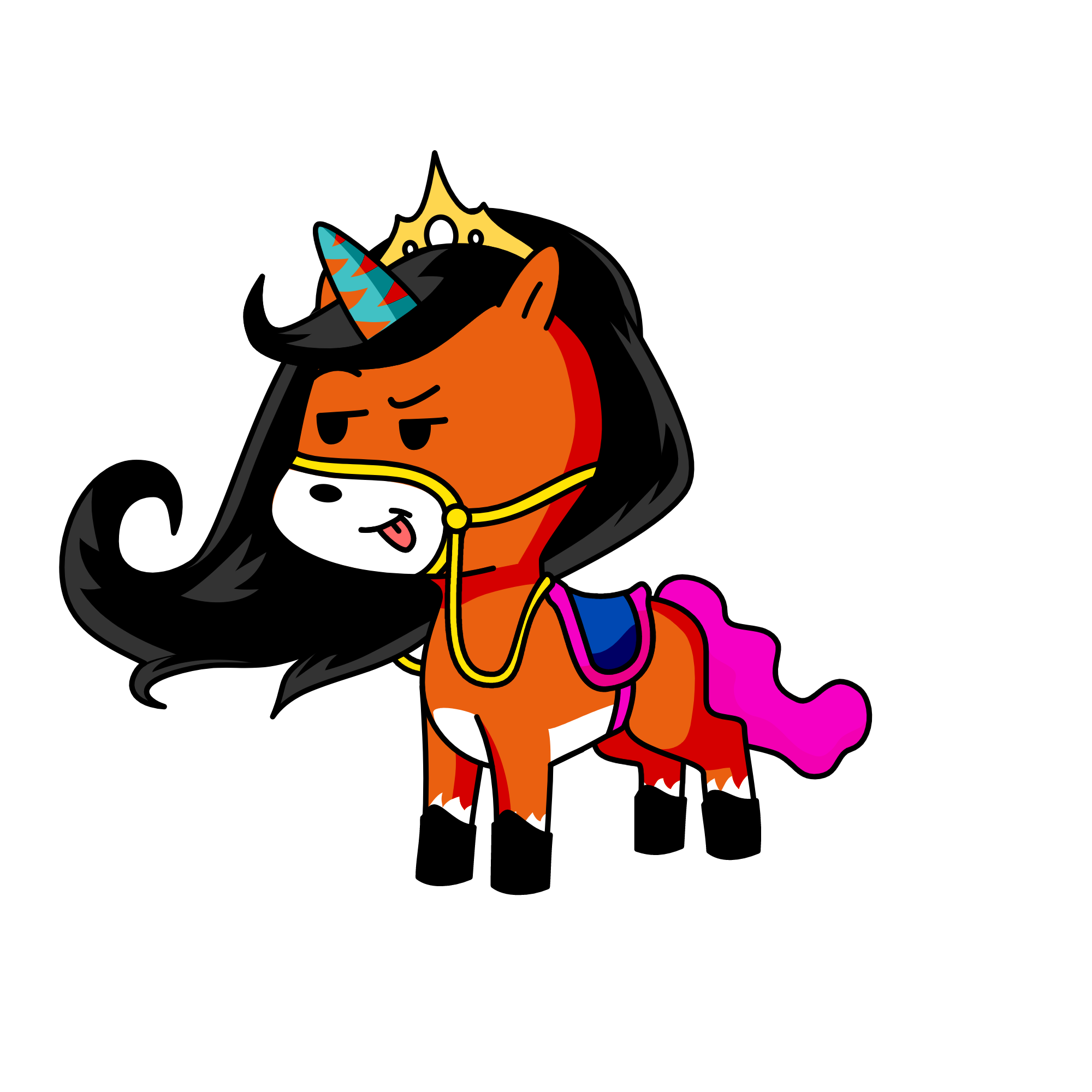 fox, the unicorn