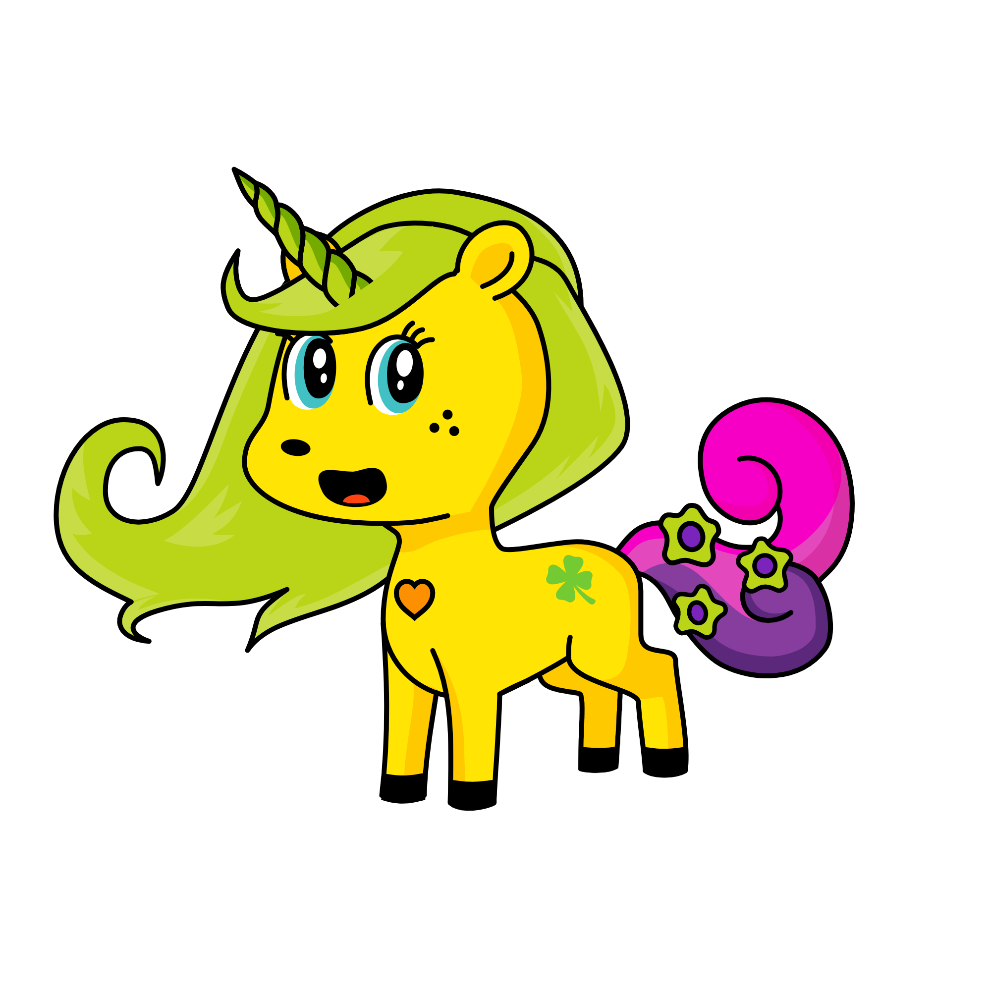 flower, the unicorn