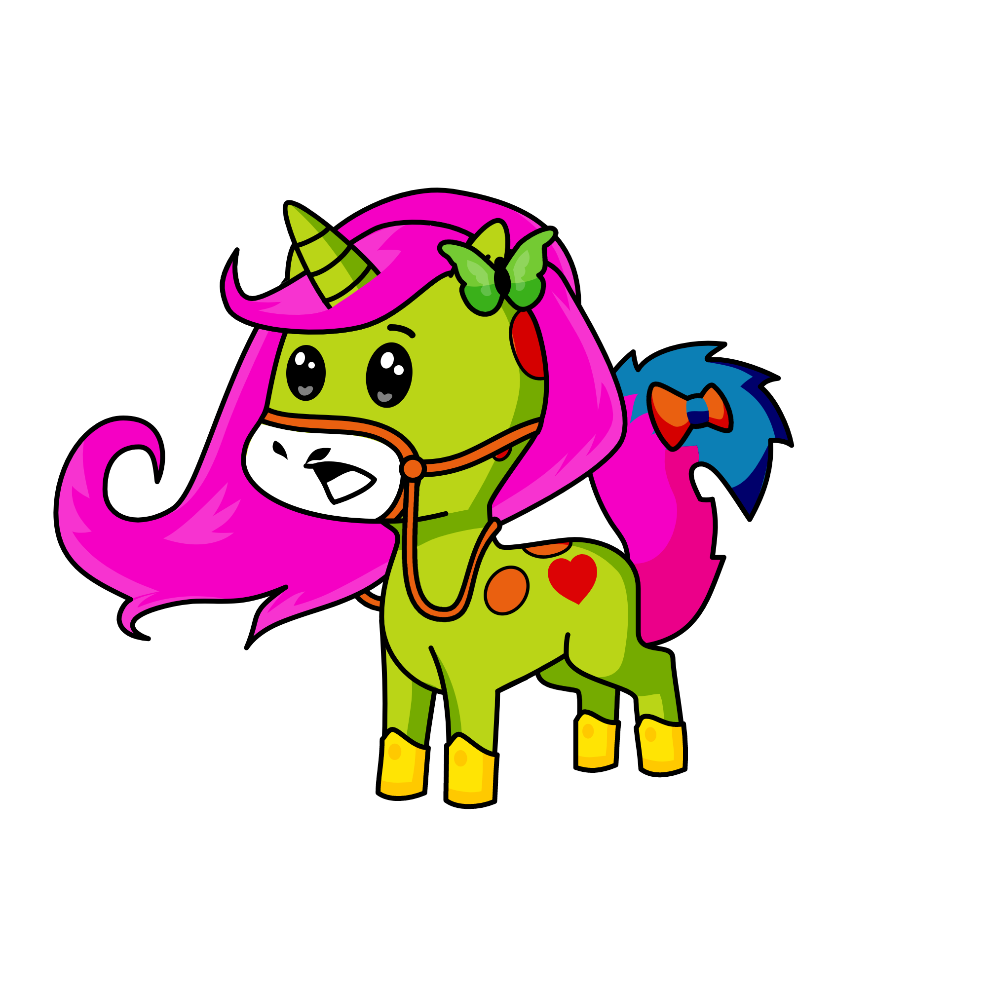 Surprized!, the unicorn