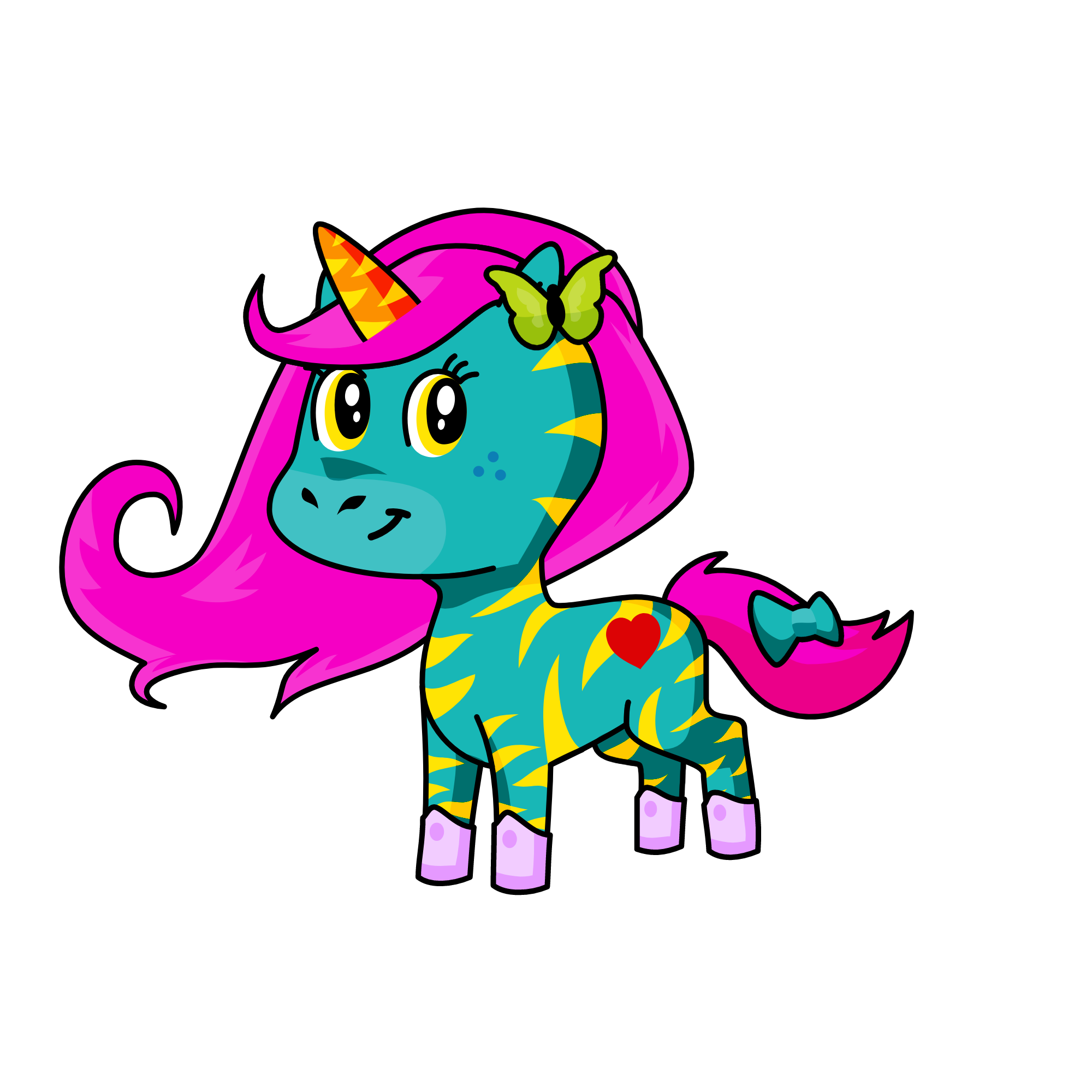 cupcake, the unicorn