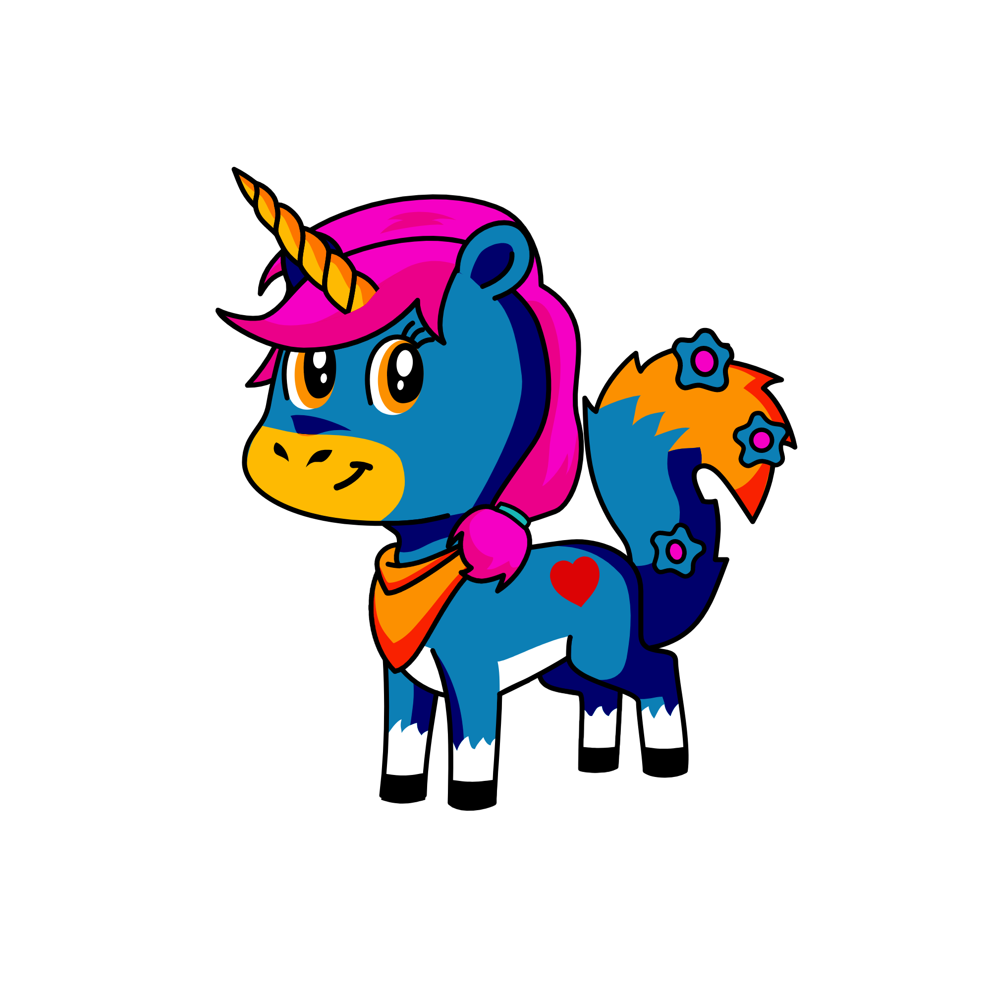 happy summer, the unicorn