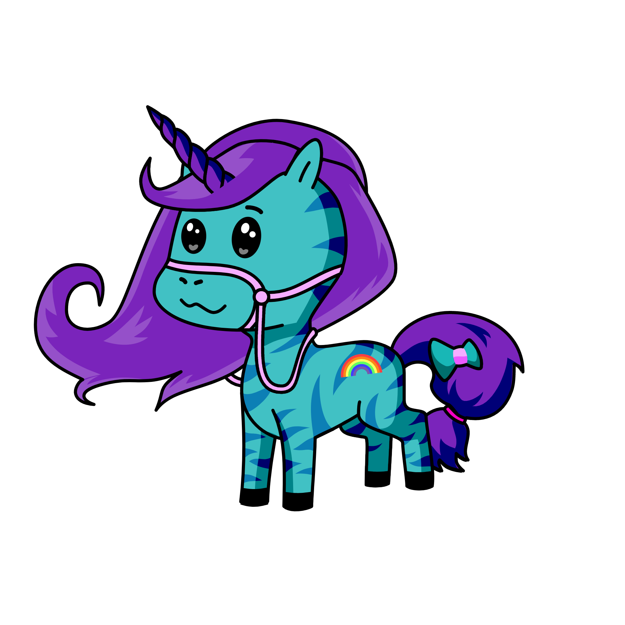 cute unicorn, the unicorn