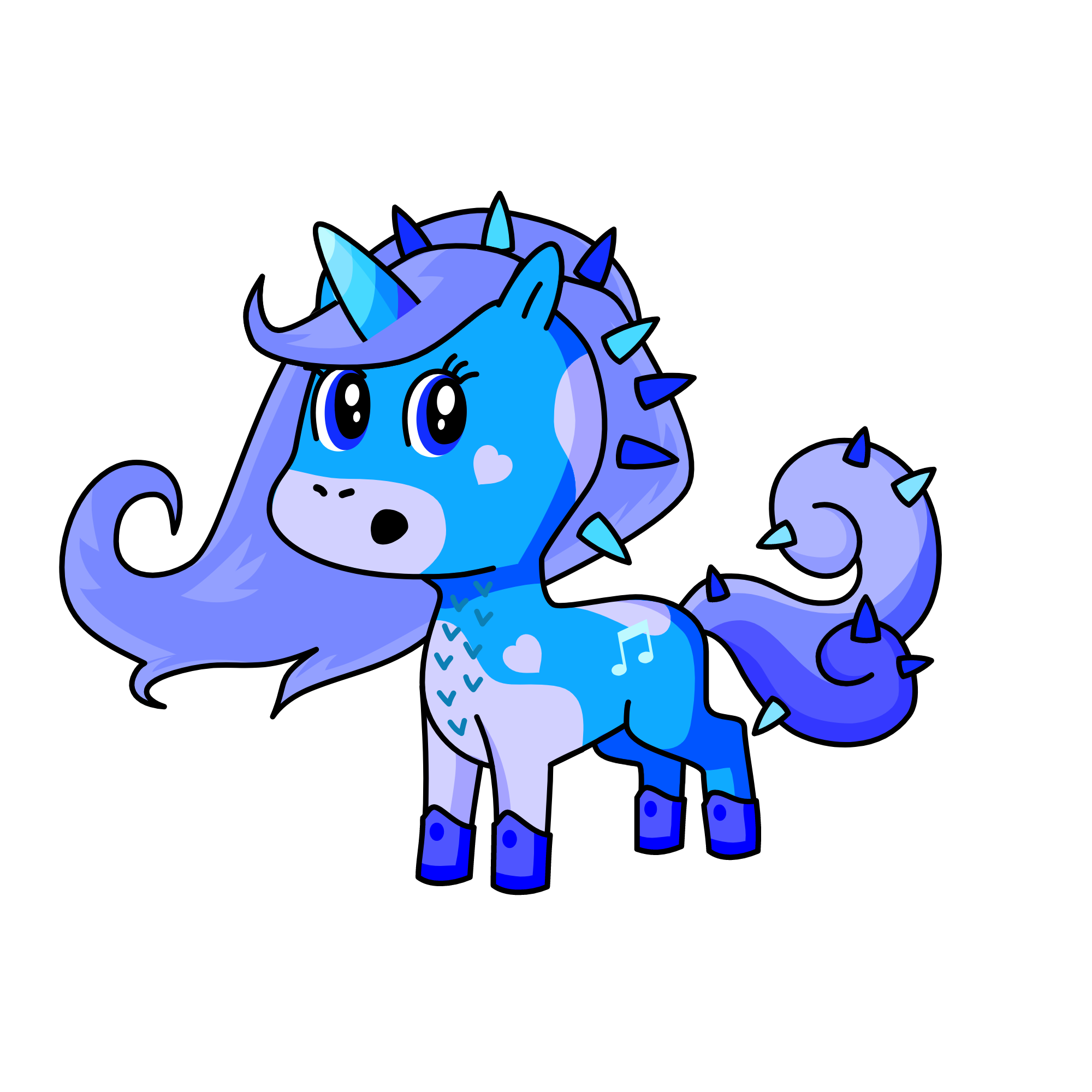 Snow, the unicorn