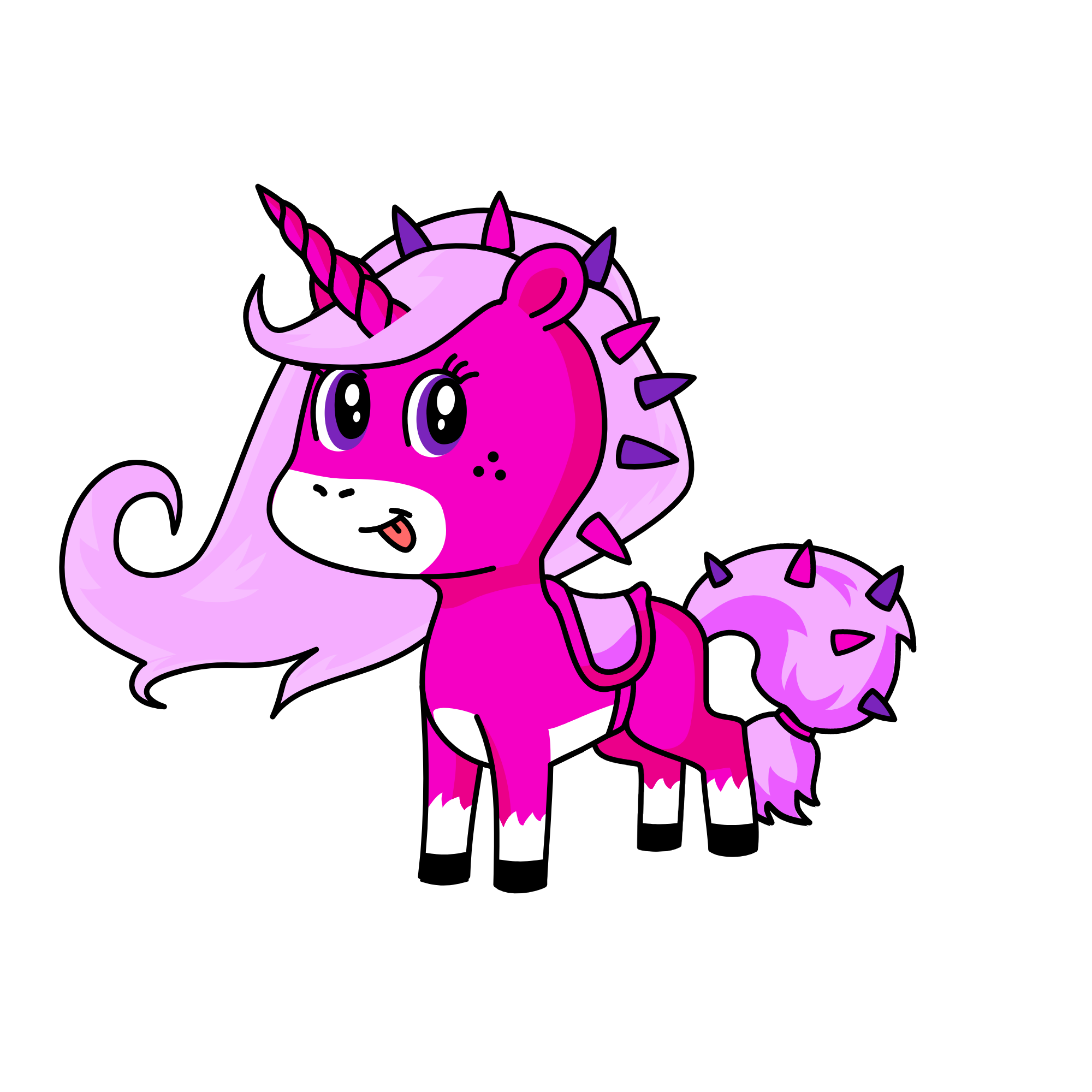 spikey, the unicorn