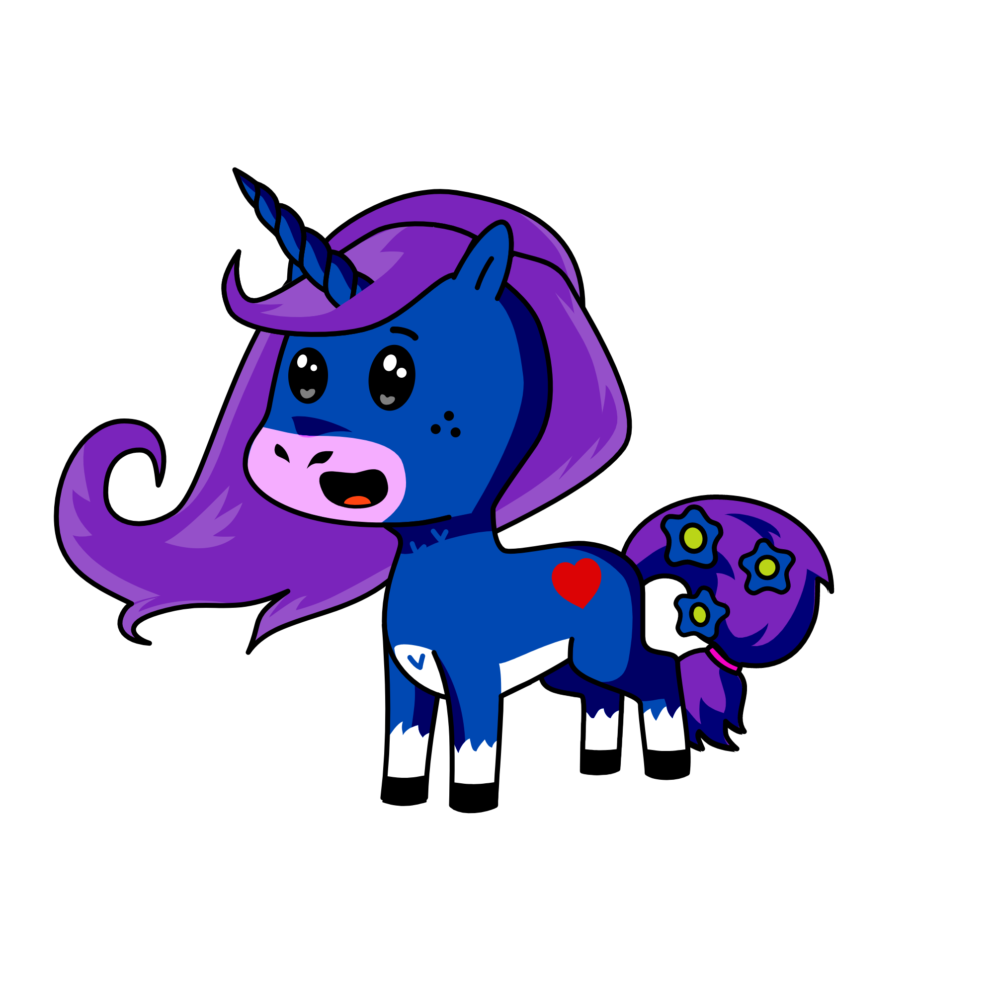 heart lover, the unicorn