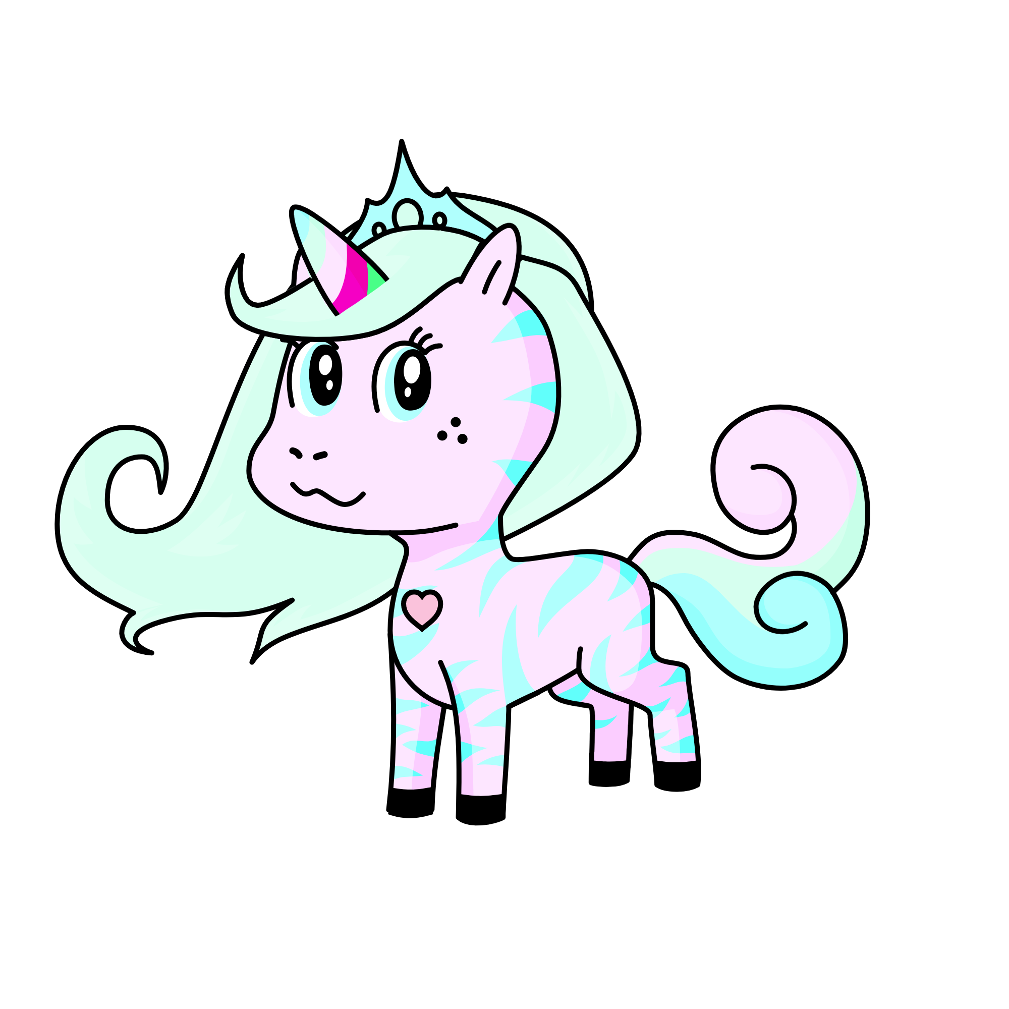 Eviehearts, the unicorn