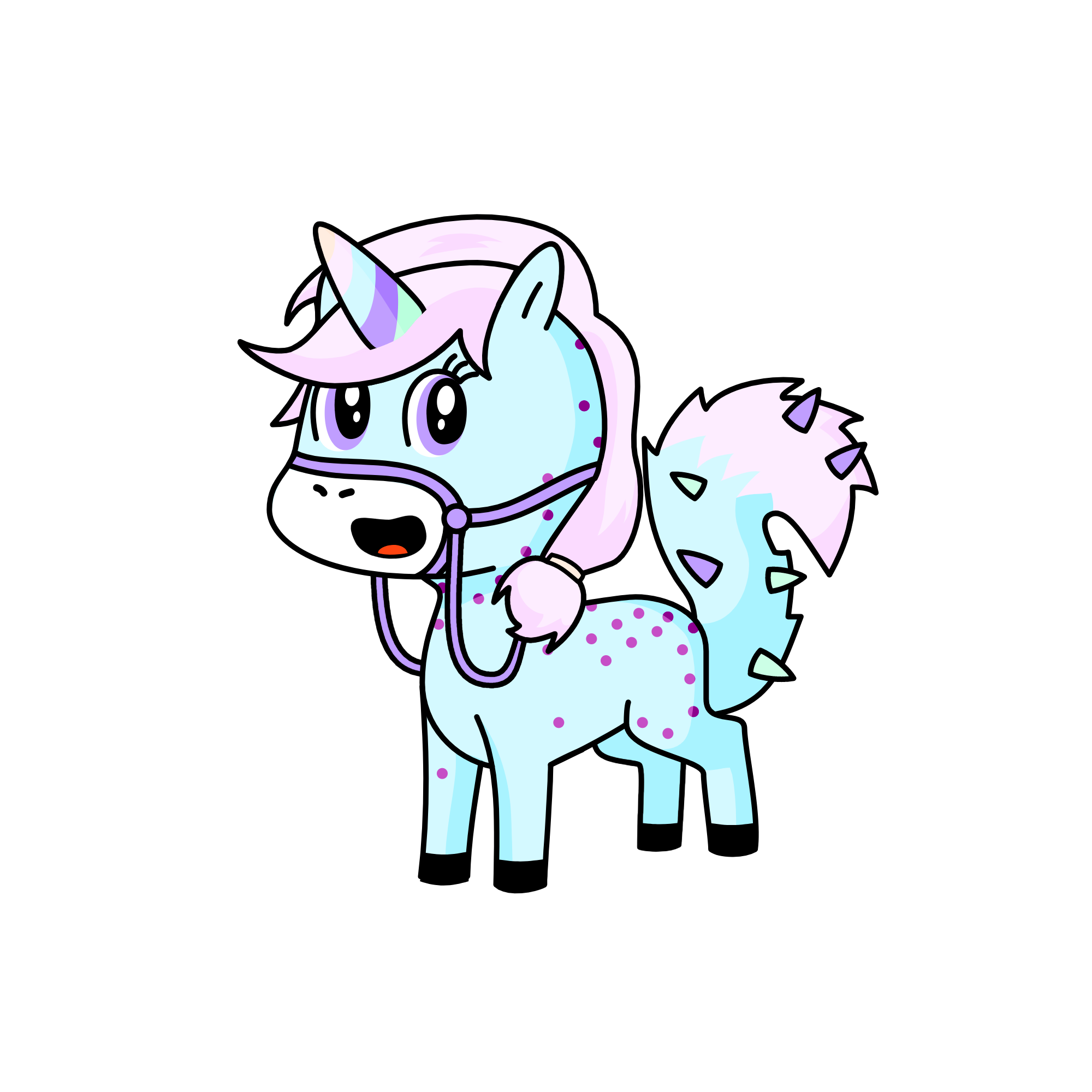 Friendly Friend, the unicorn