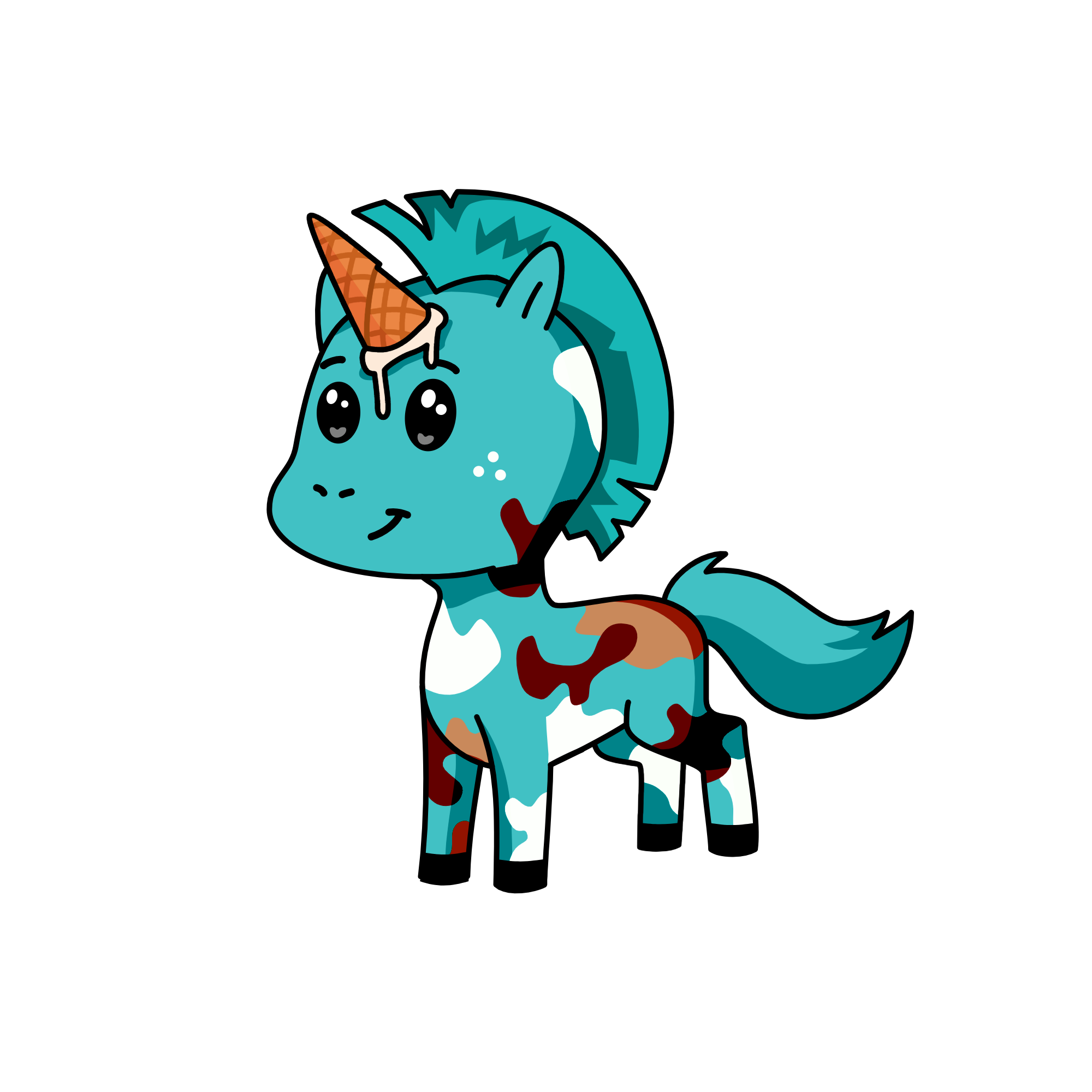 COOKIE MONSTER, the unicorn