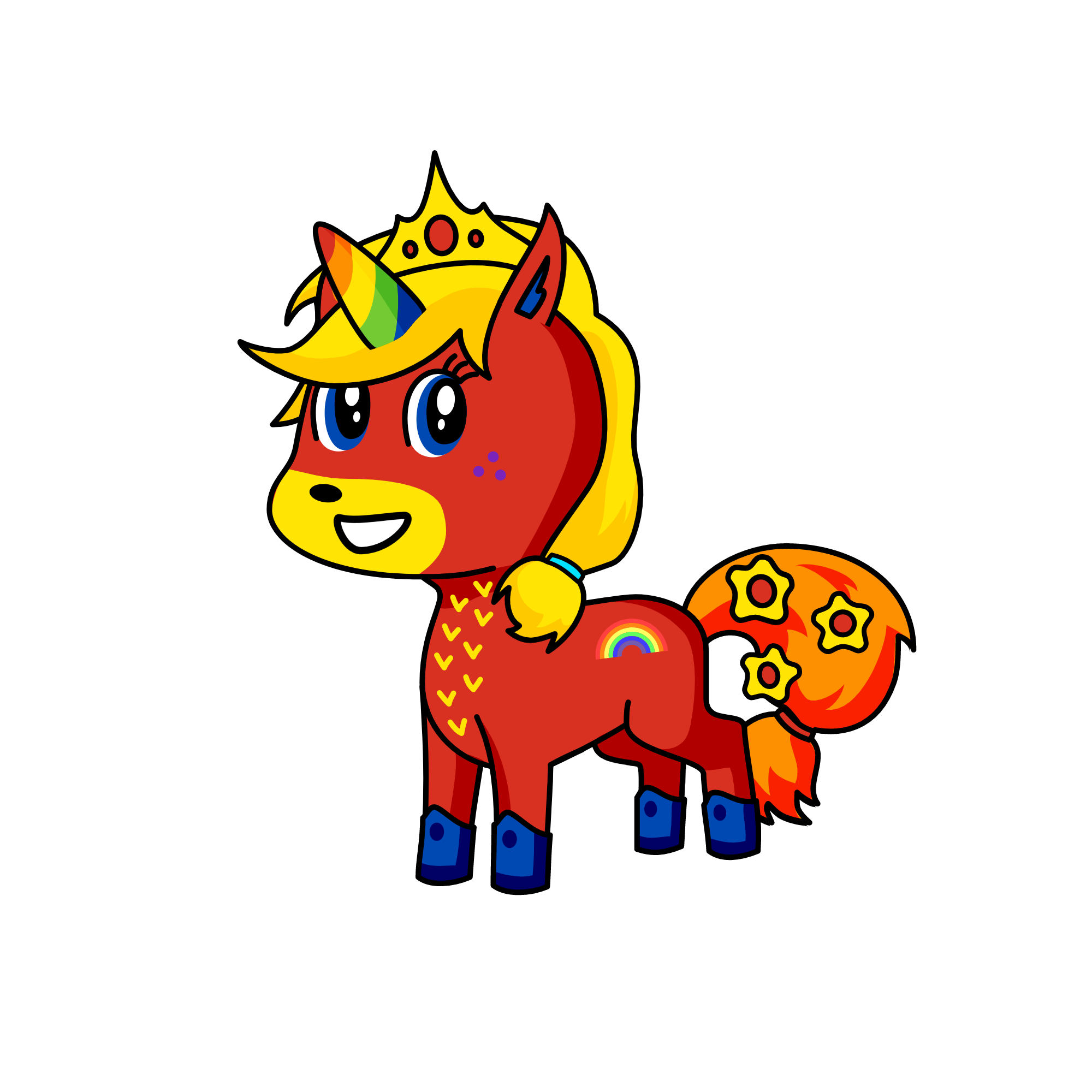 rainbow bright, the unicorn