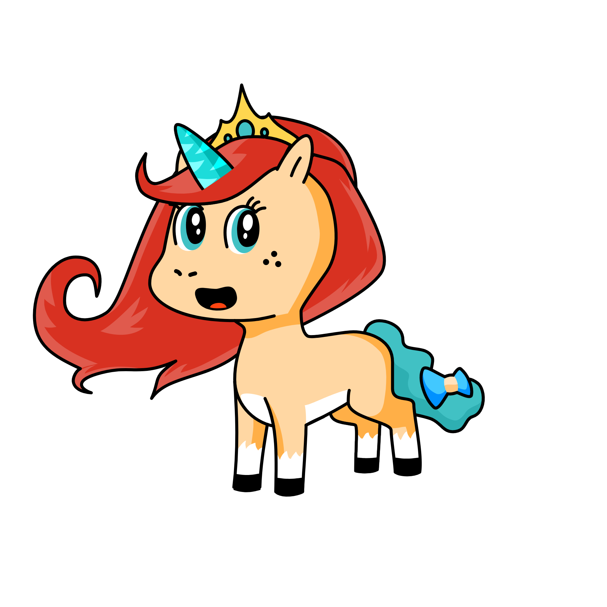 Ariel, the unicorn