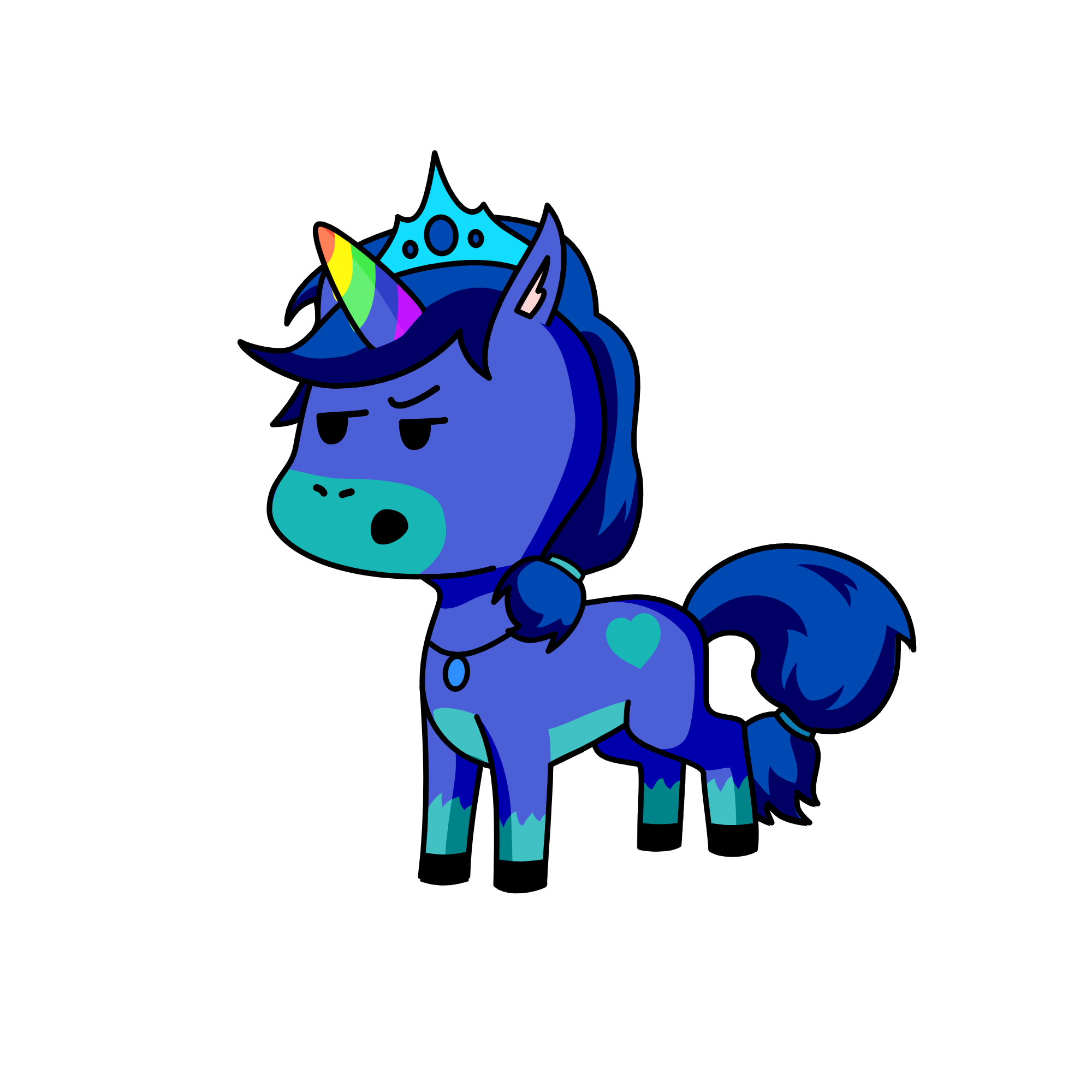 QUEEN UNI Winter, the unicorn