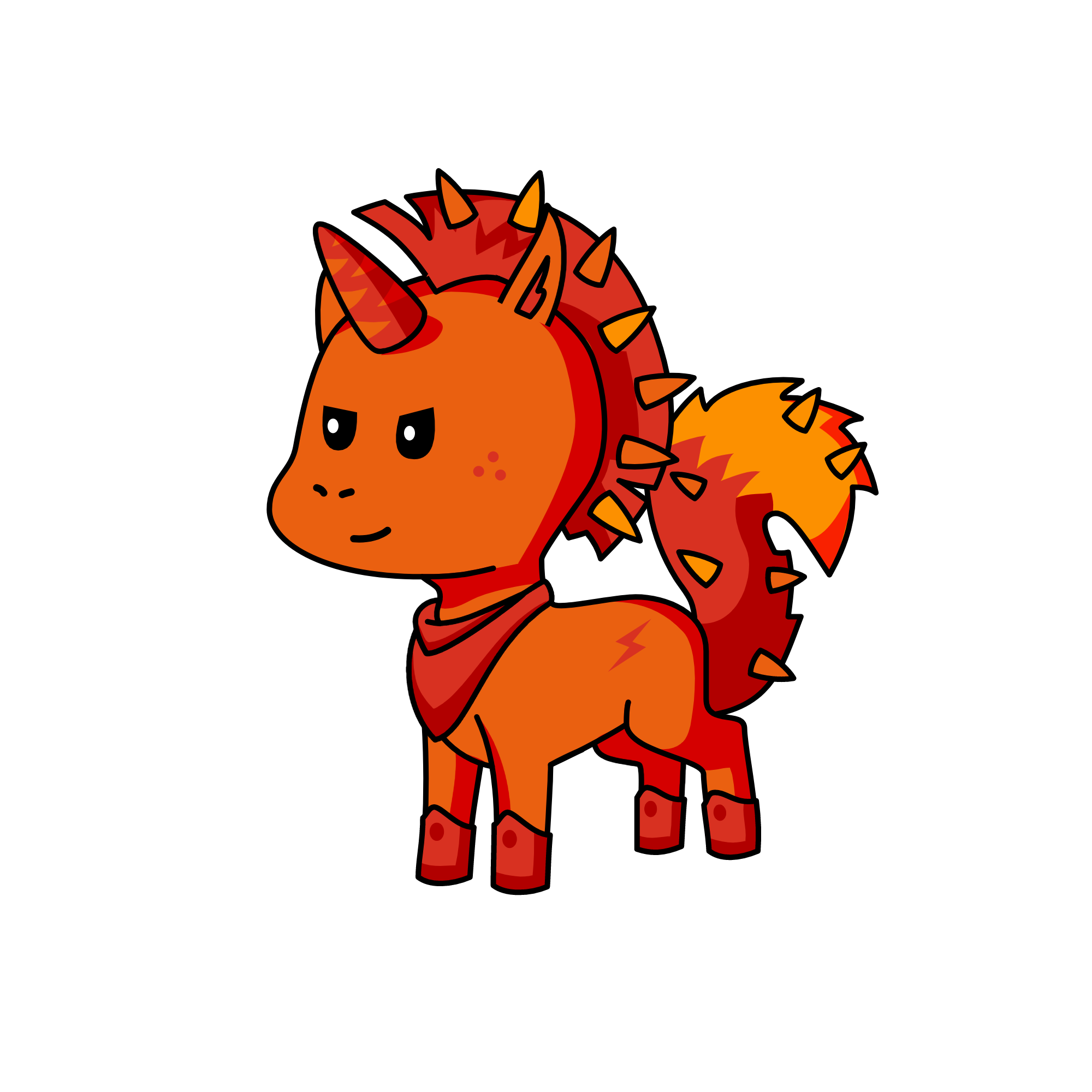 😈FLAMES😈, the unicorn