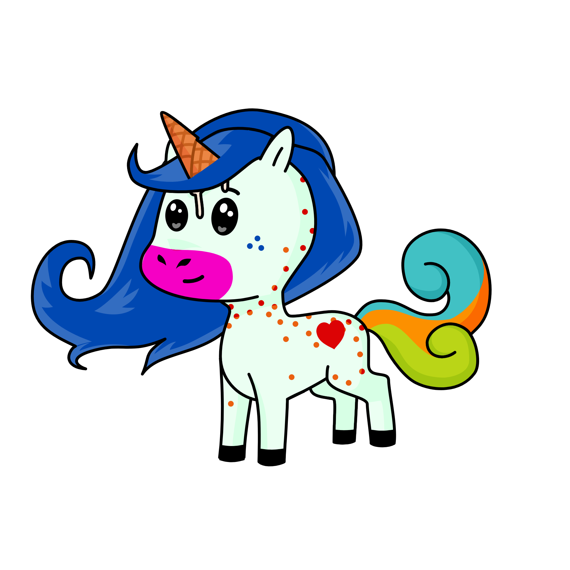 GET LOST i AM FUCKING HOT, the unicorn