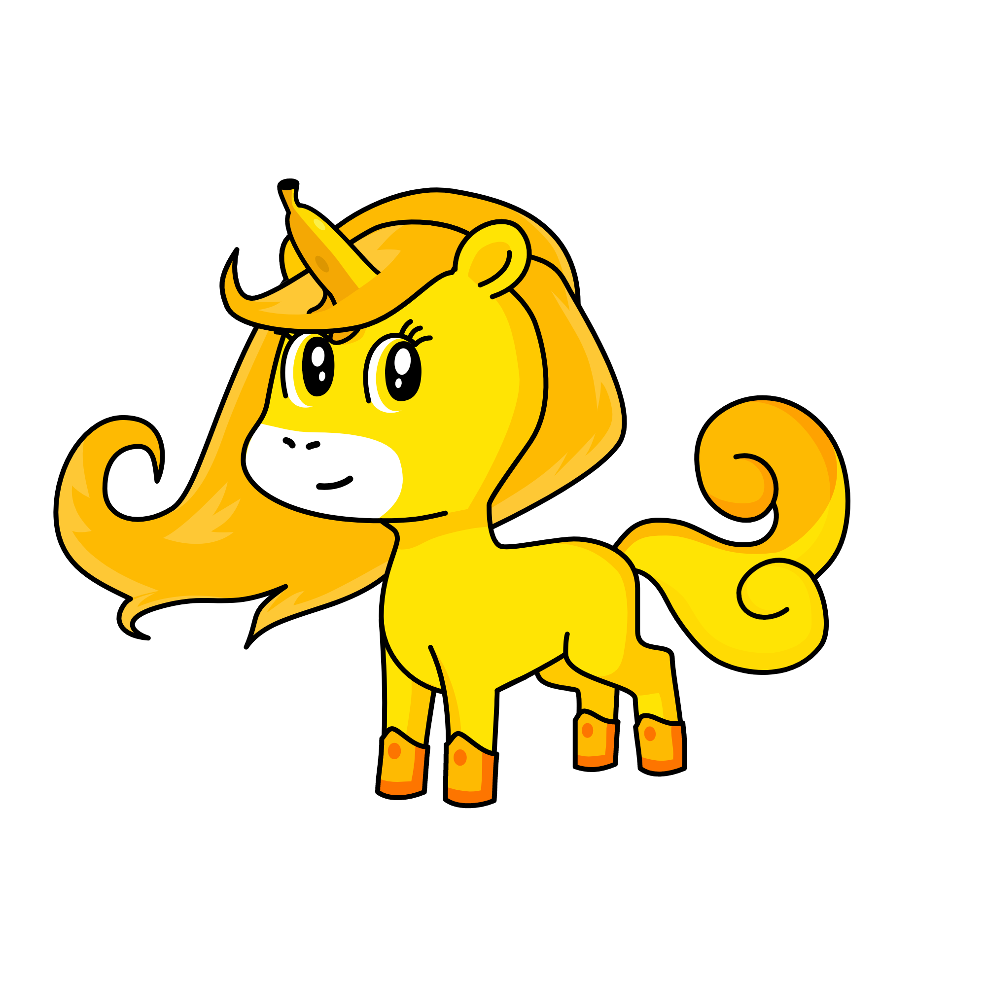 Bannana, the unicorn