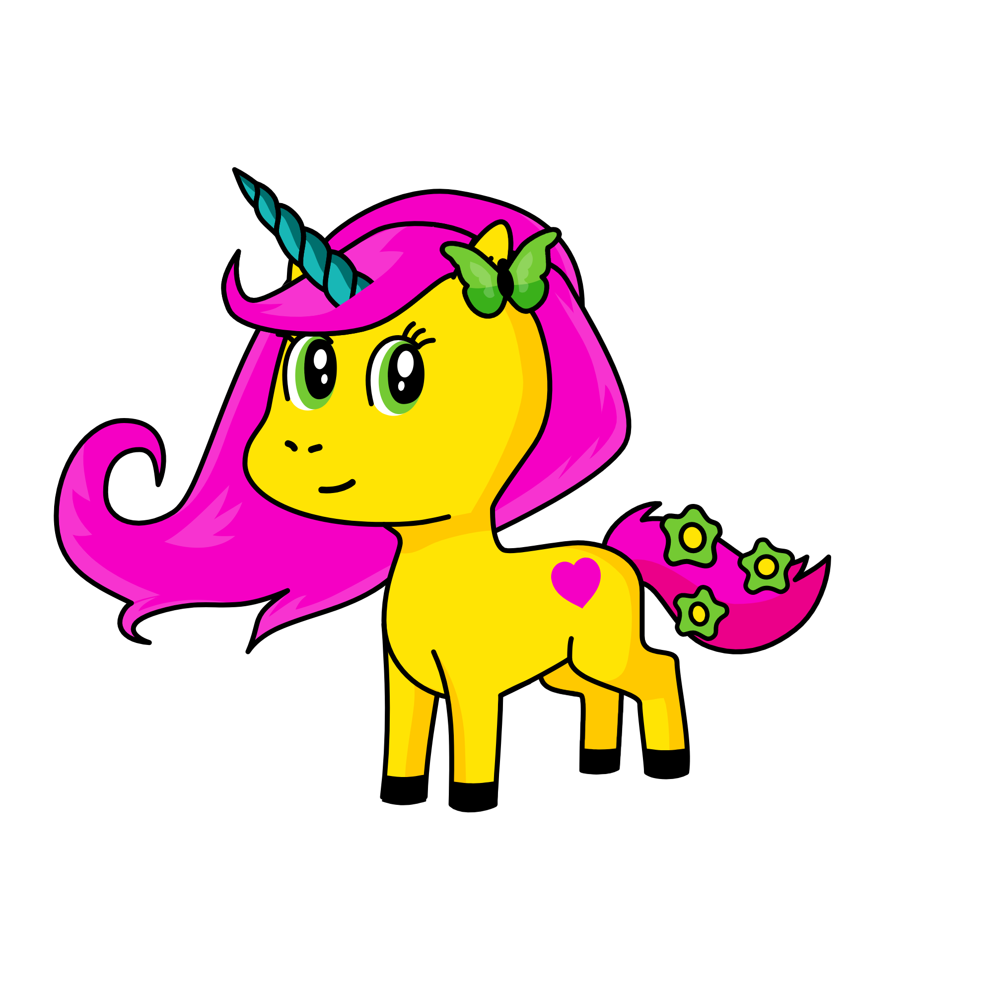 FLUTTERSHY, the unicorn