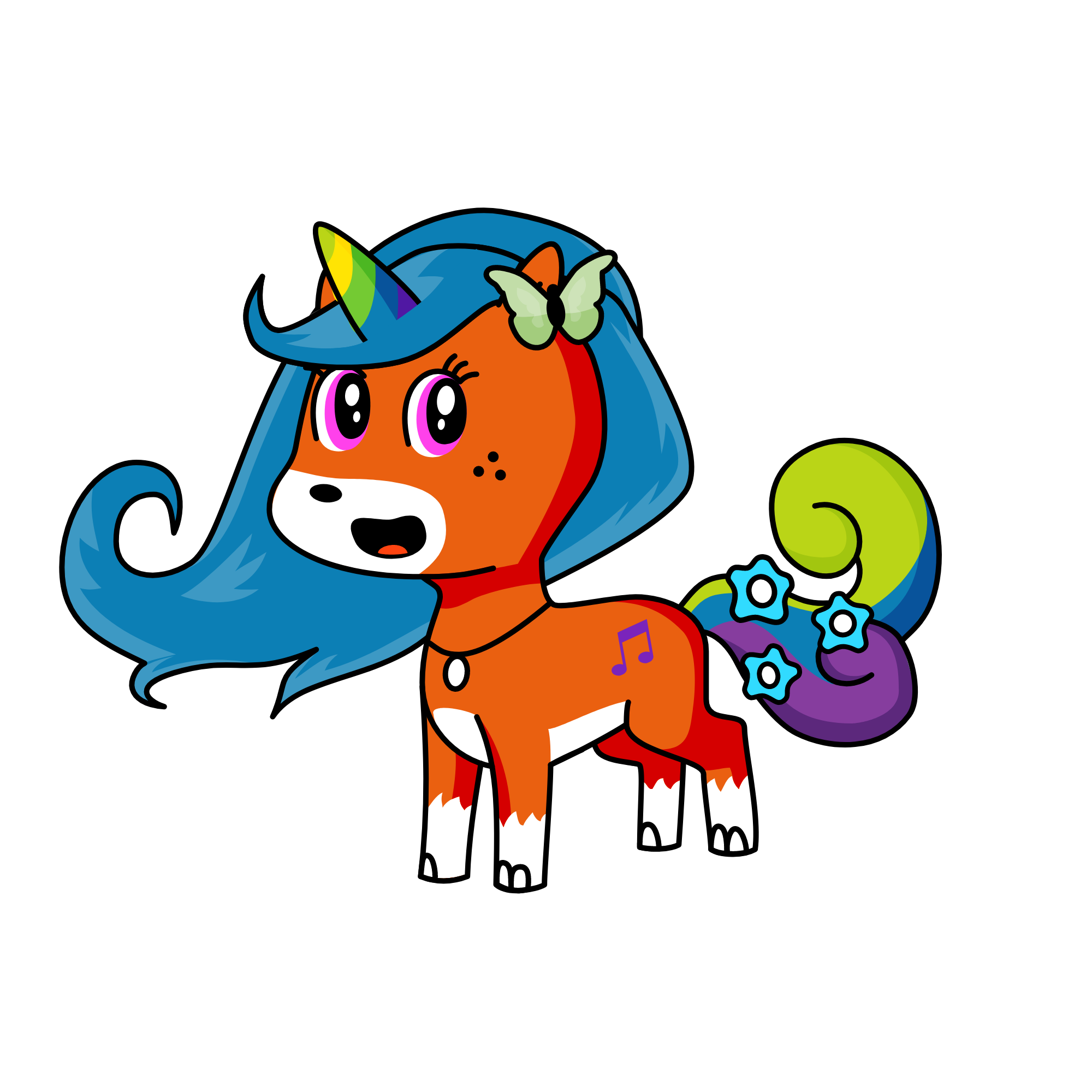 preety pur, the unicorn