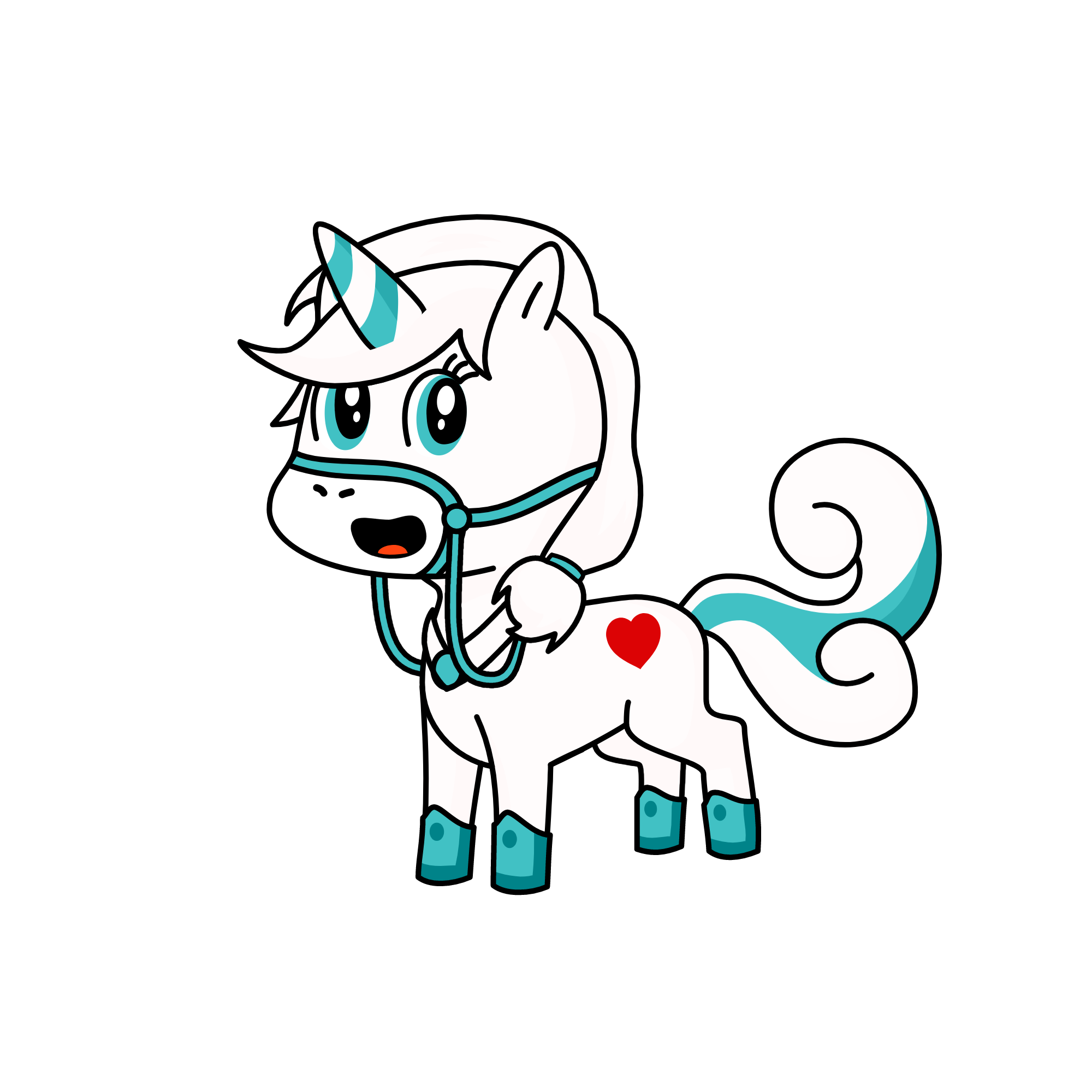 Snowy, the unicorn