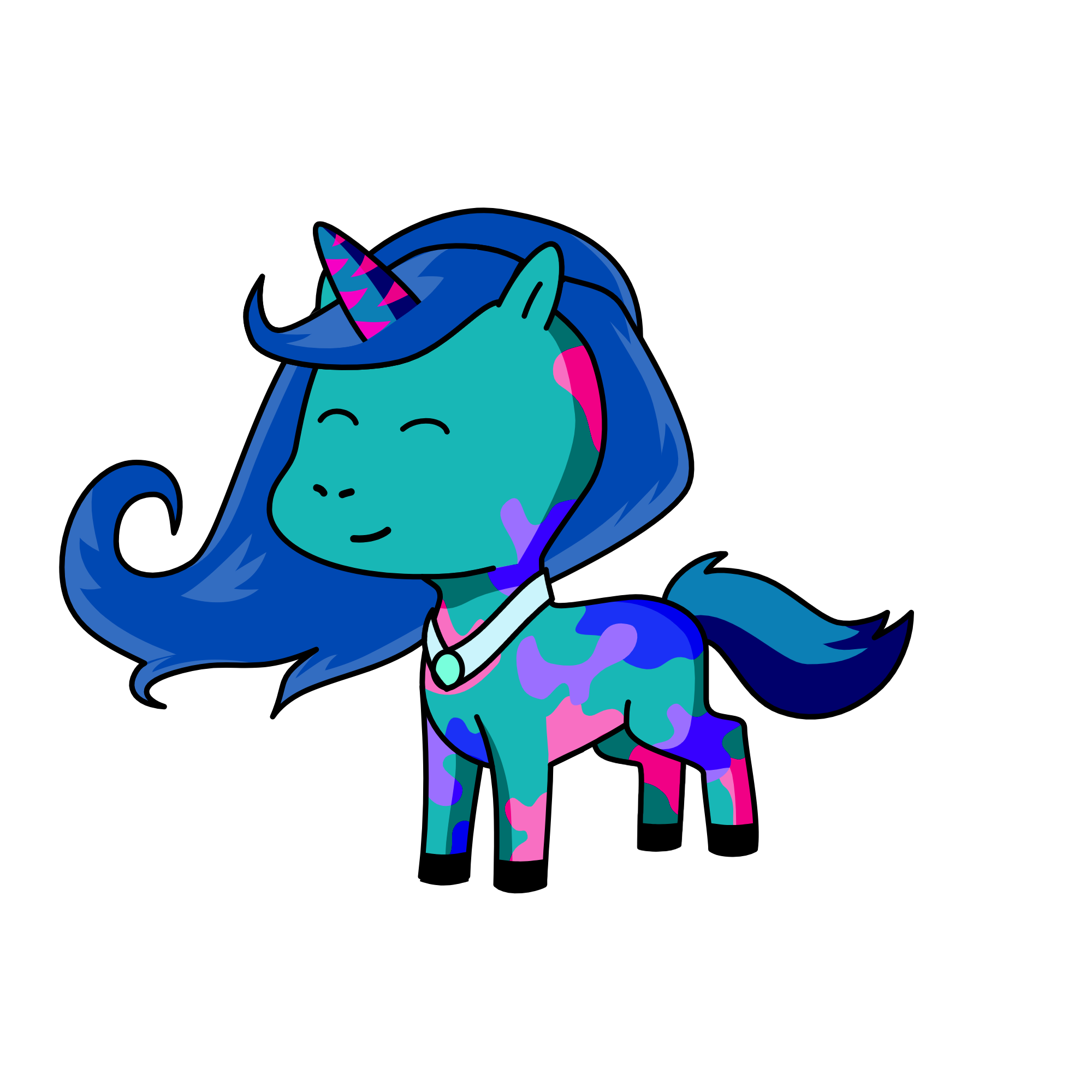 silor moon , the unicorn