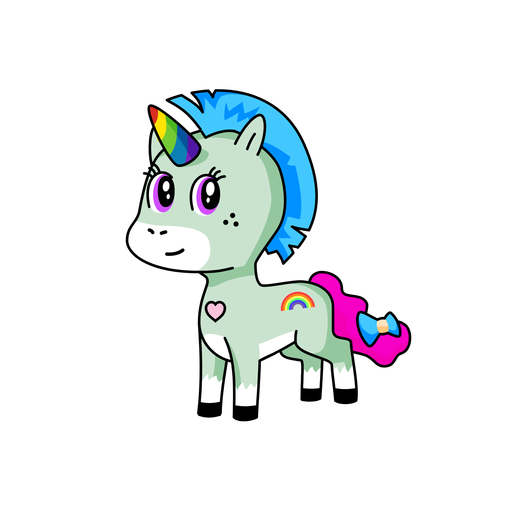 PRIDE, the unicorn