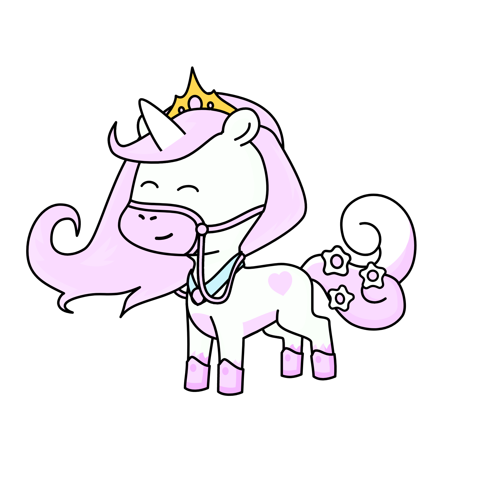 pinki, the unicorn