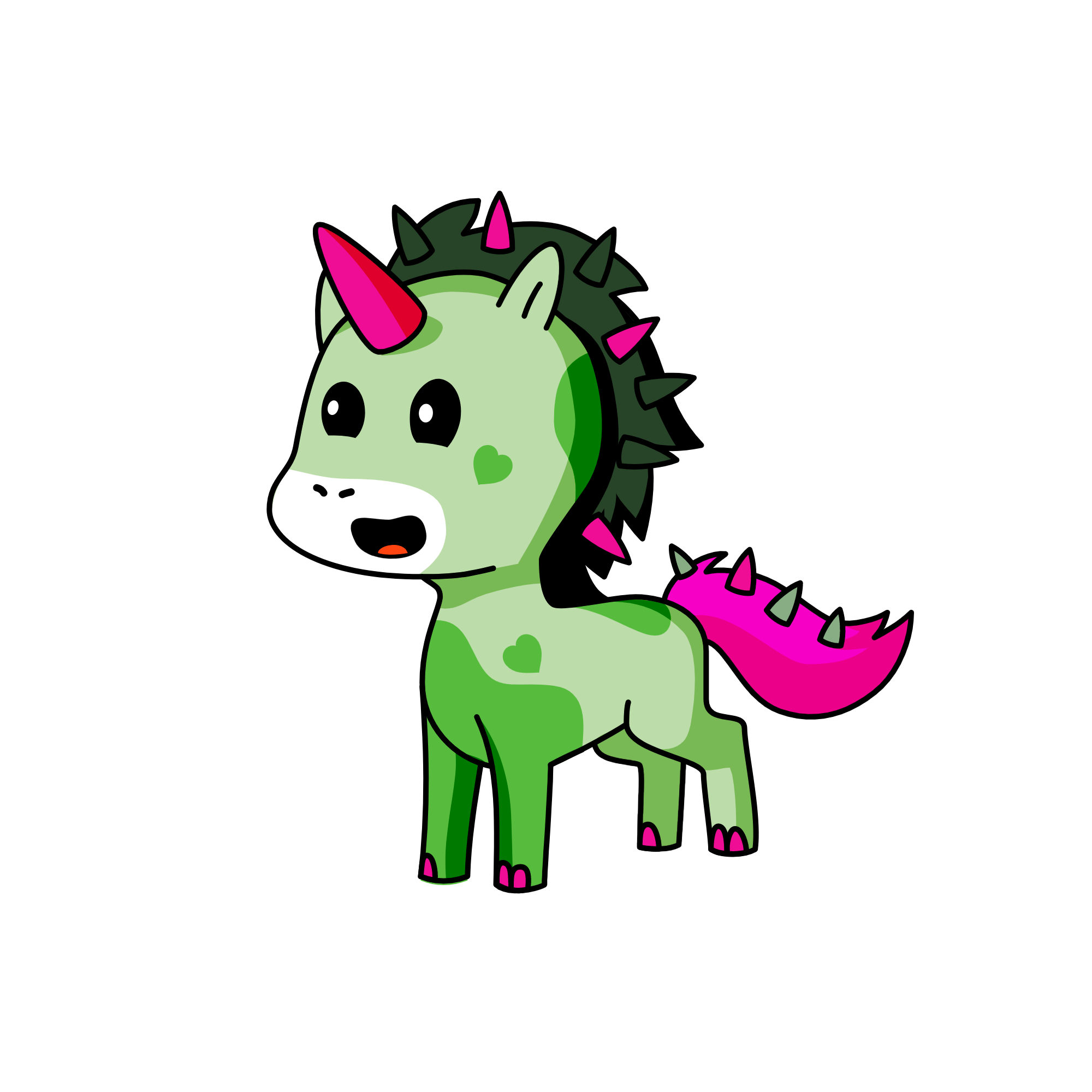 pretty, the unicorn