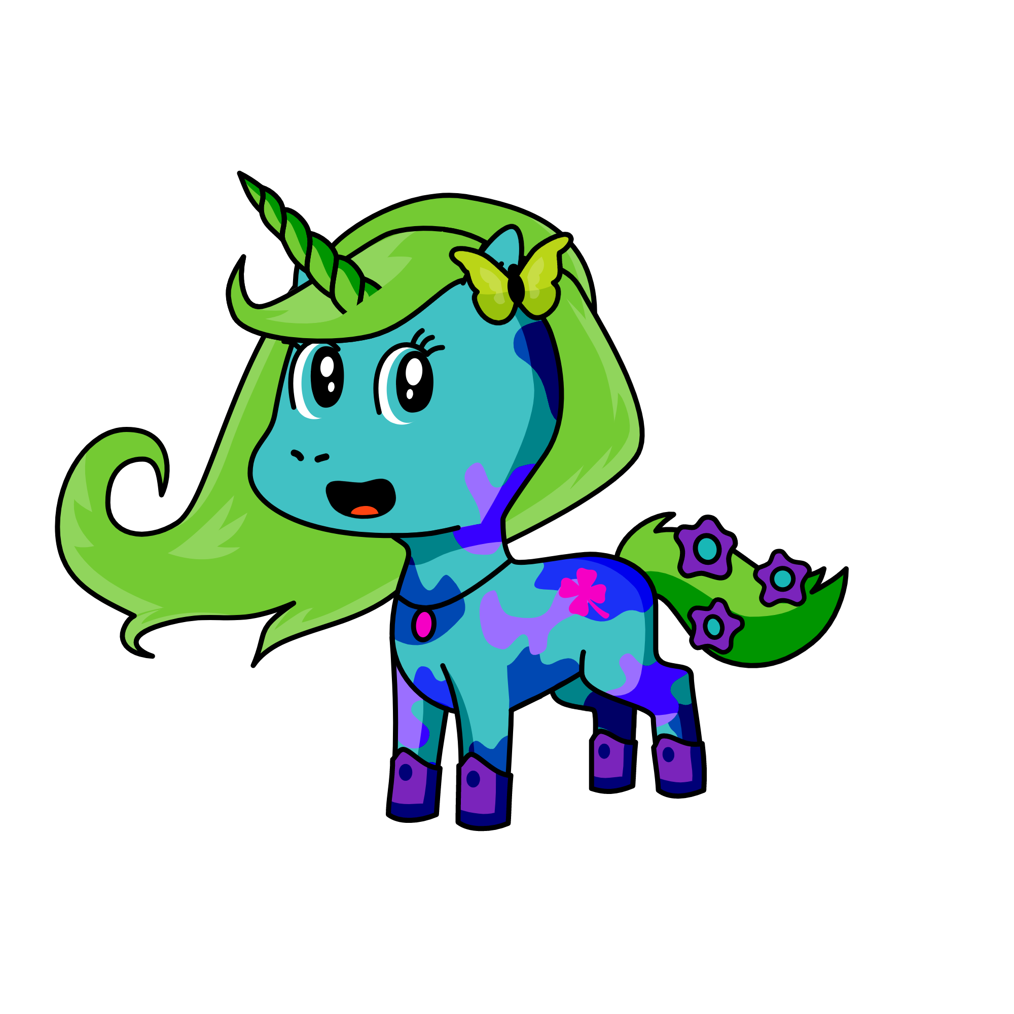 jazzy, the unicorn