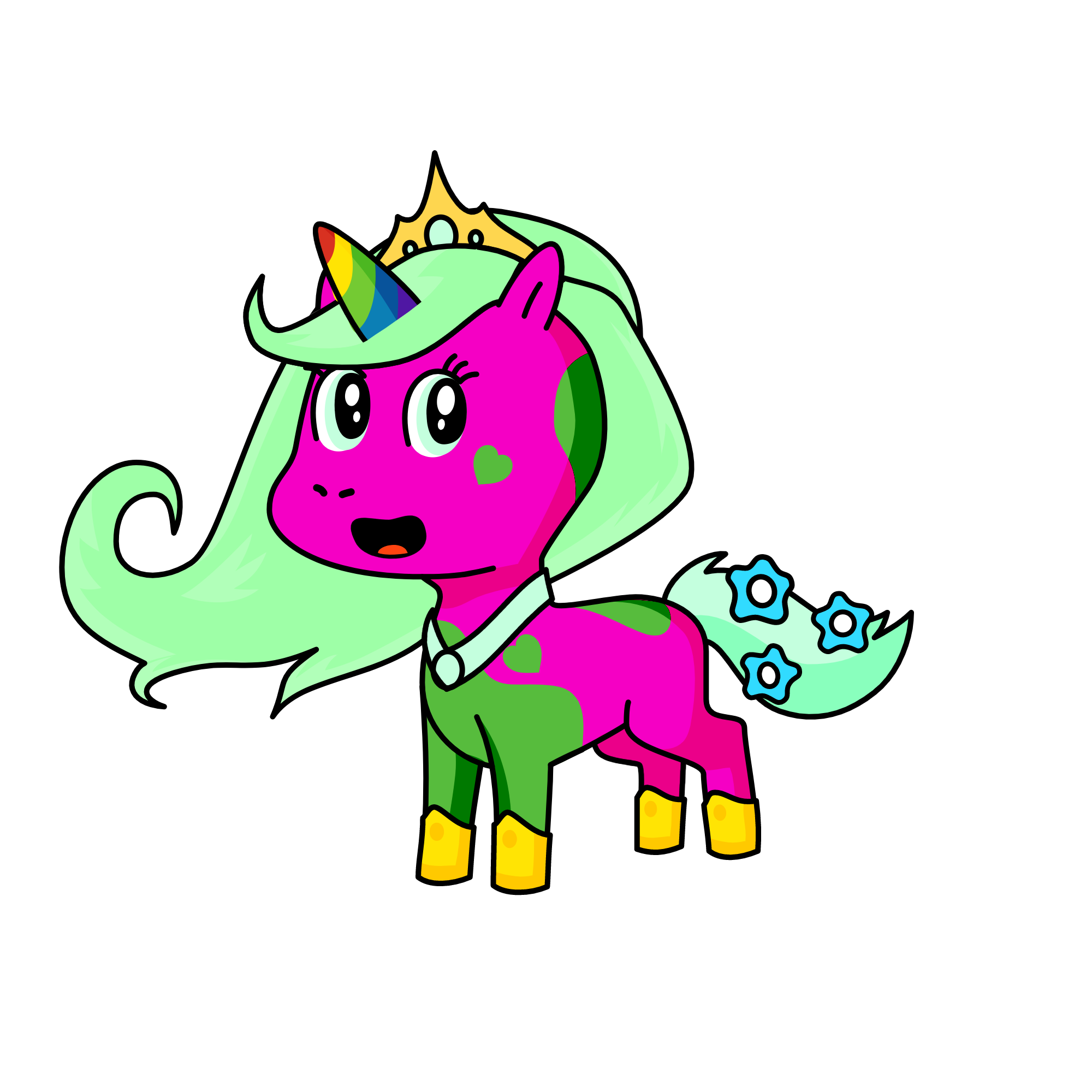 cleeyoe, the unicorn