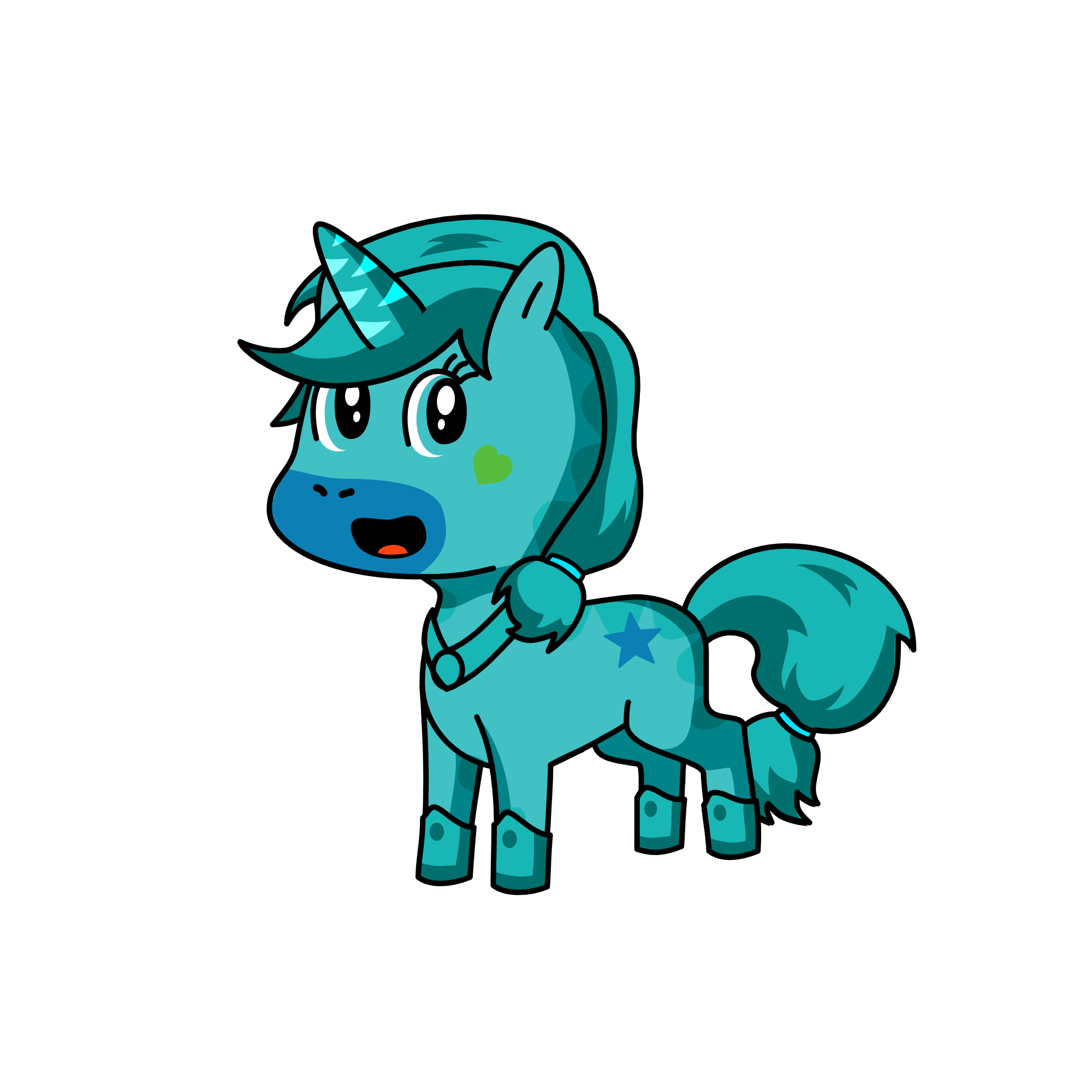 SNOWY, the unicorn