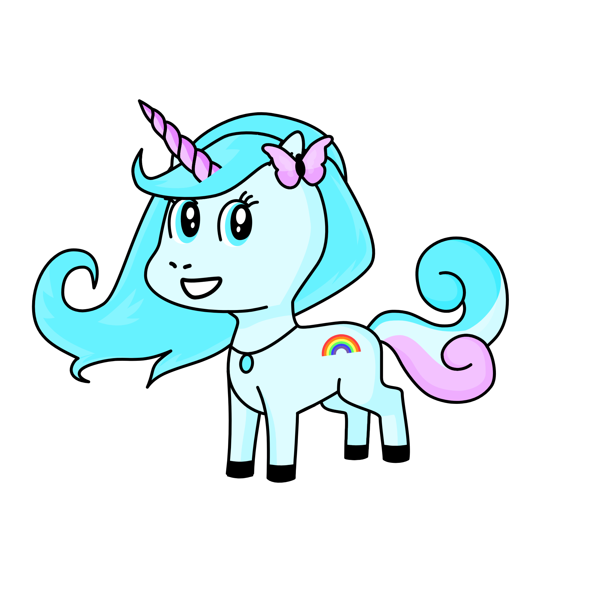 Sky, the unicorn