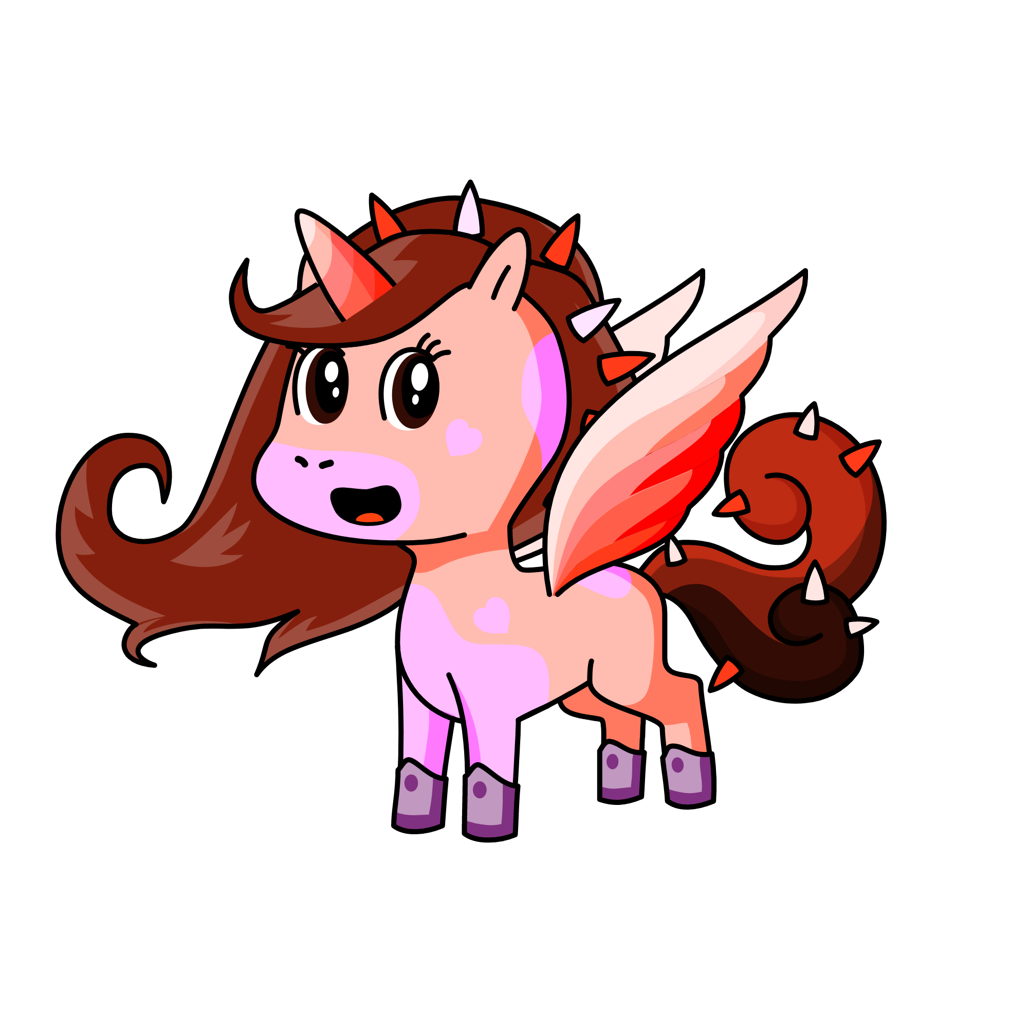 Candy Heart, the unicorn