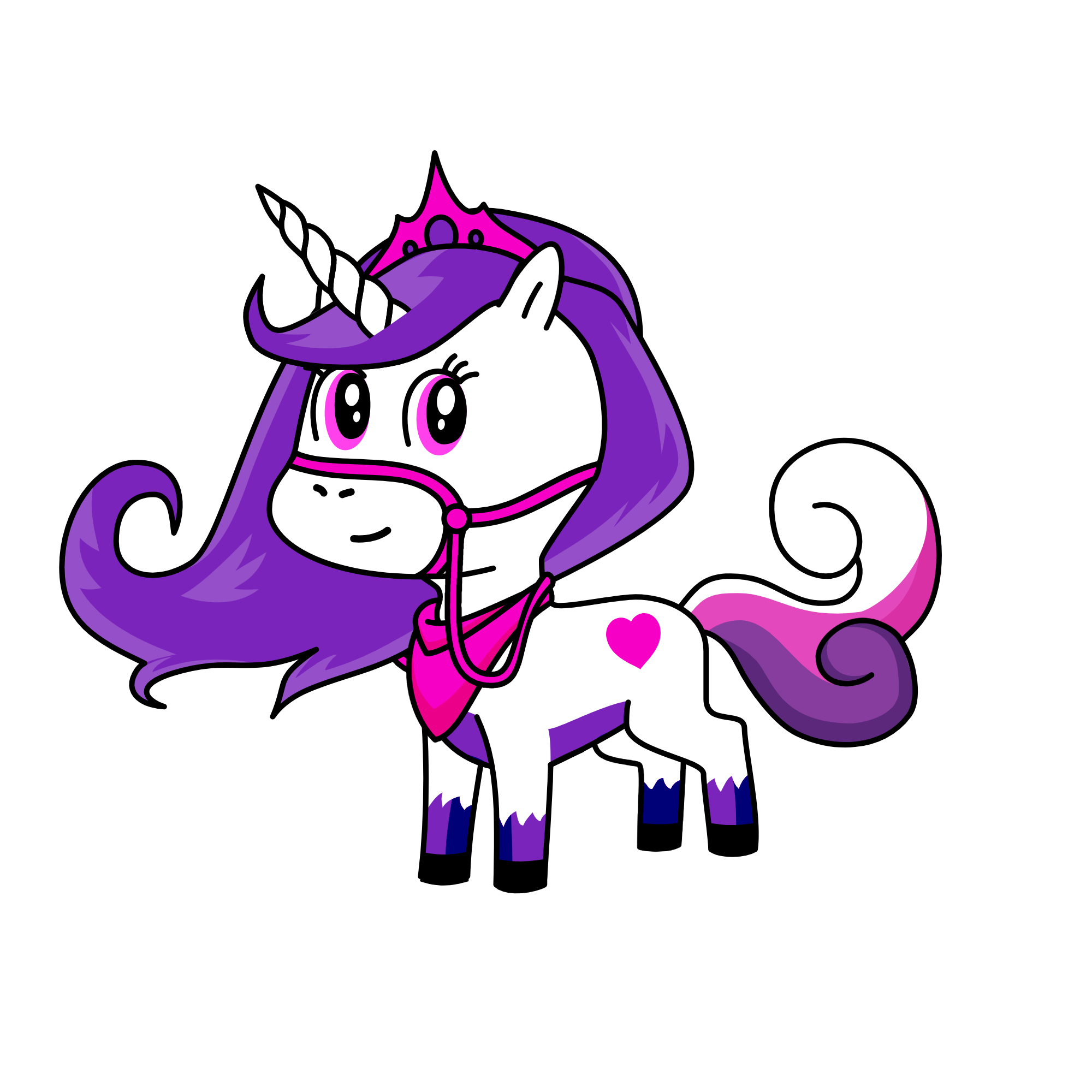 Sparkles, the unicorn