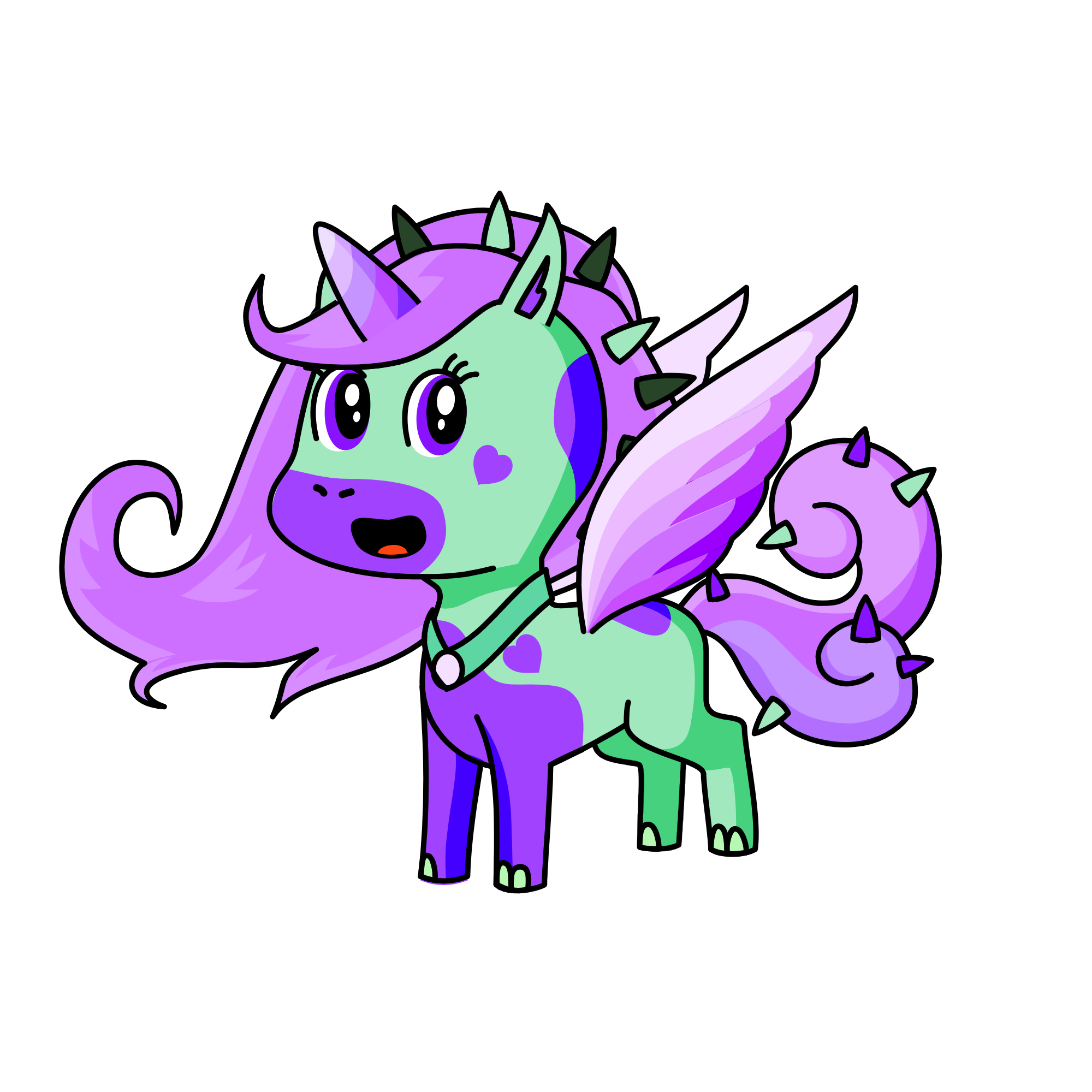MY FAVORITE COLORS, the unicorn