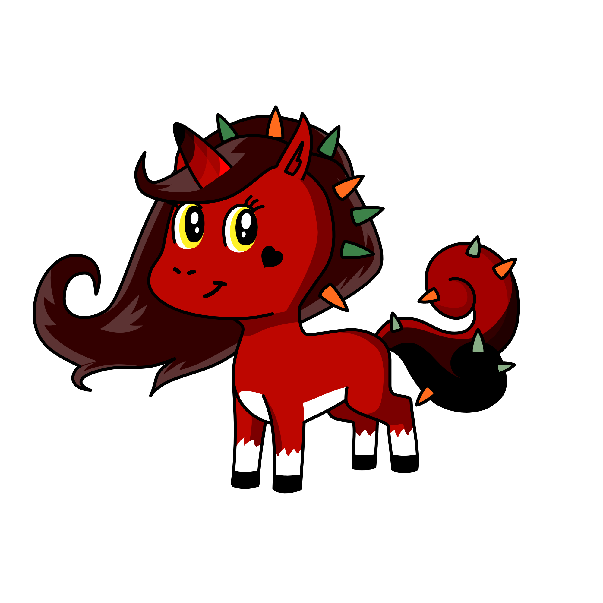 Fire, the unicorn