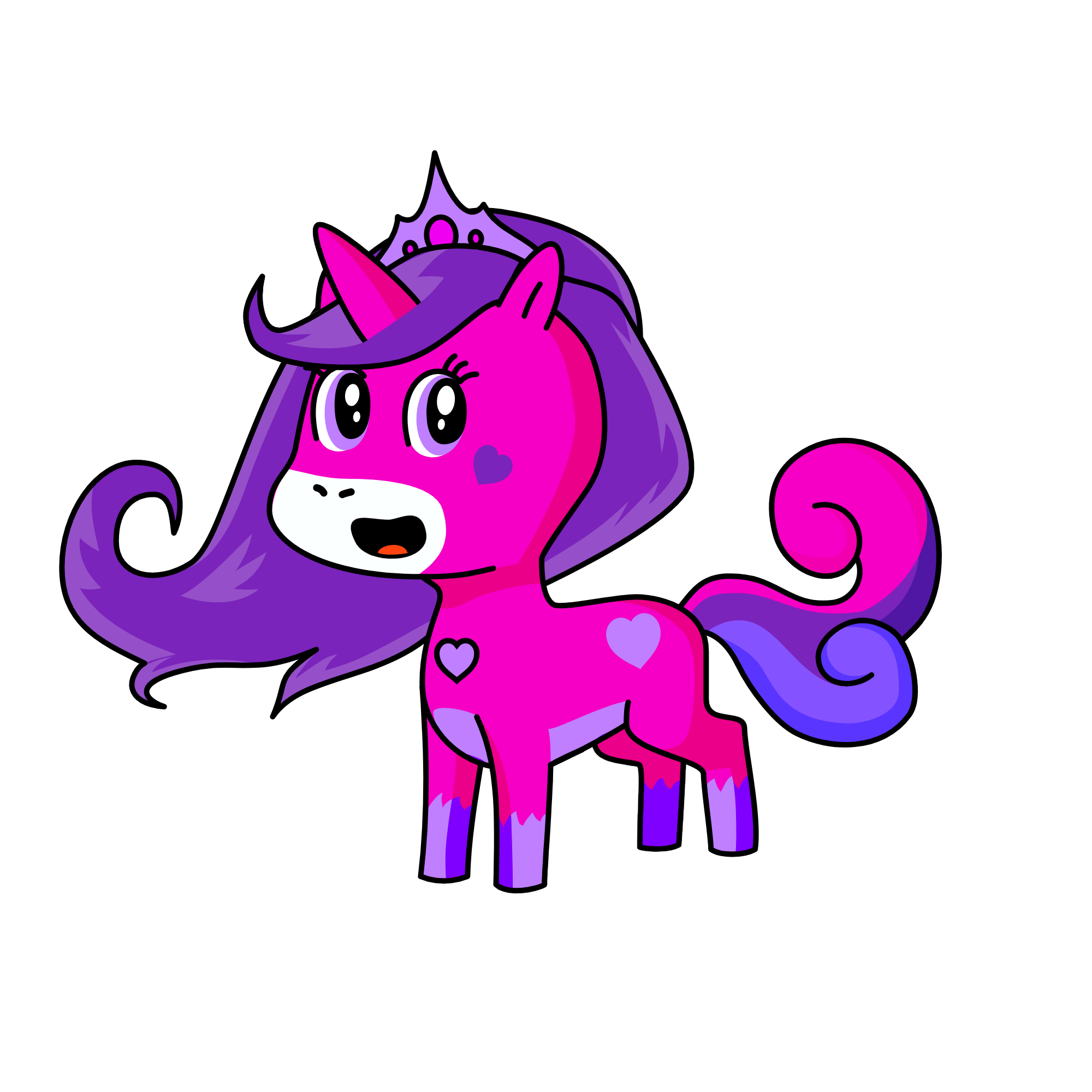 Princess Sparkles, the unicorn