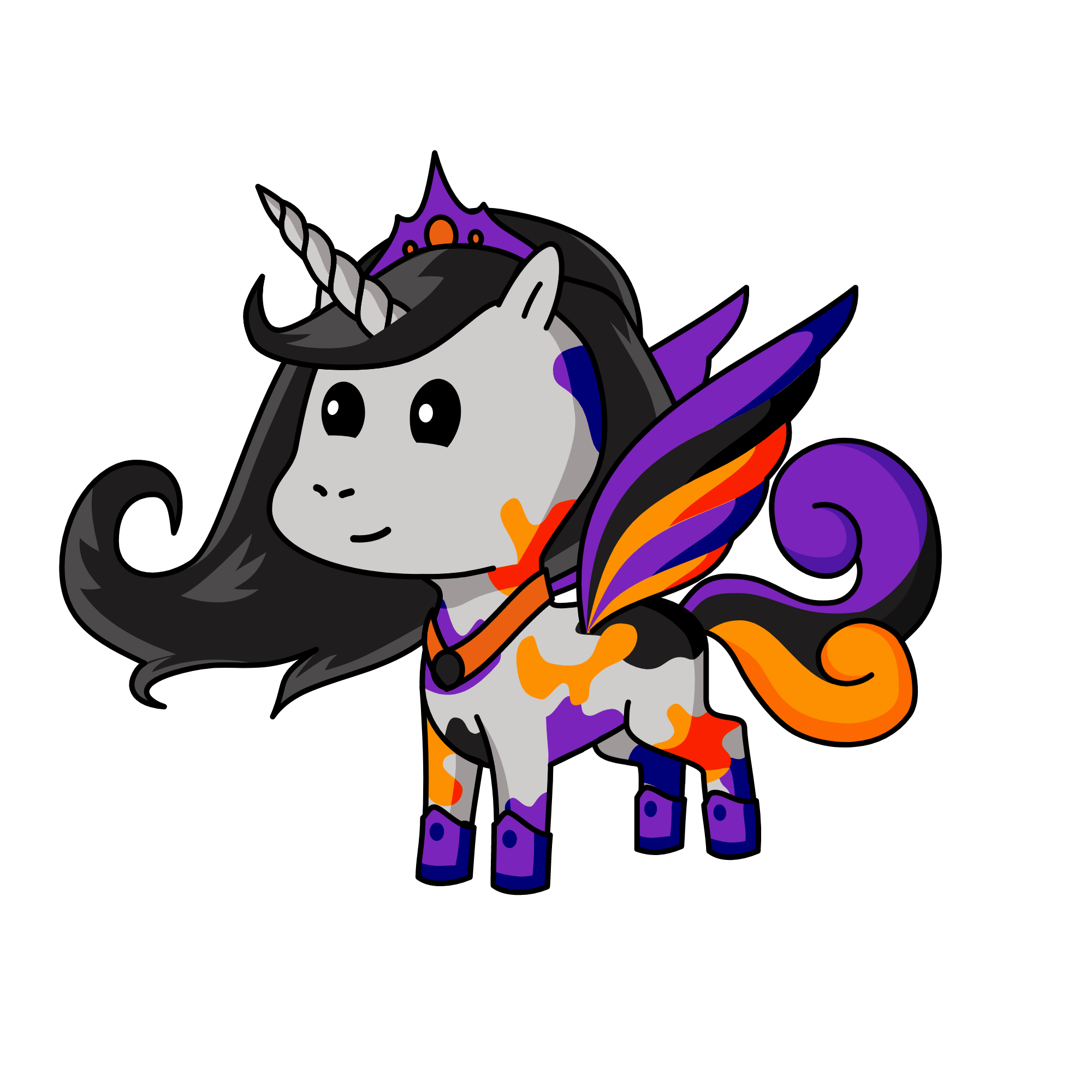 the hallowen unicorn, the unicorn