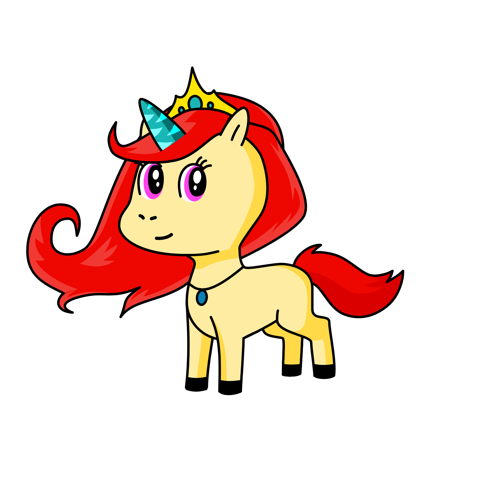 Ariel, the unicorn
