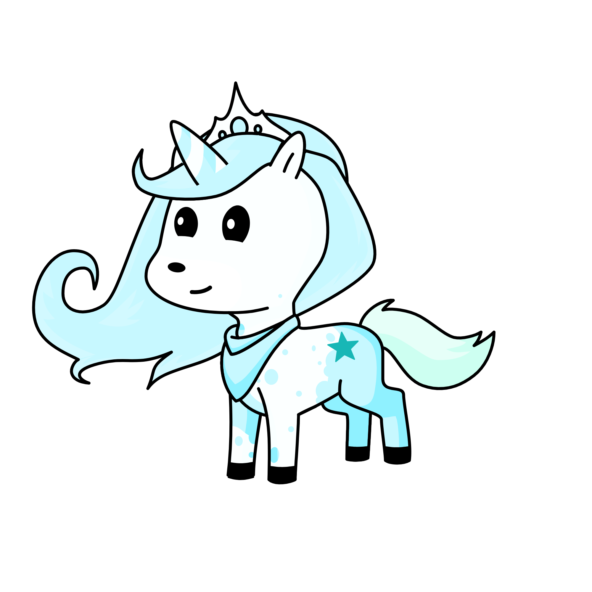 Snowy, the unicorn