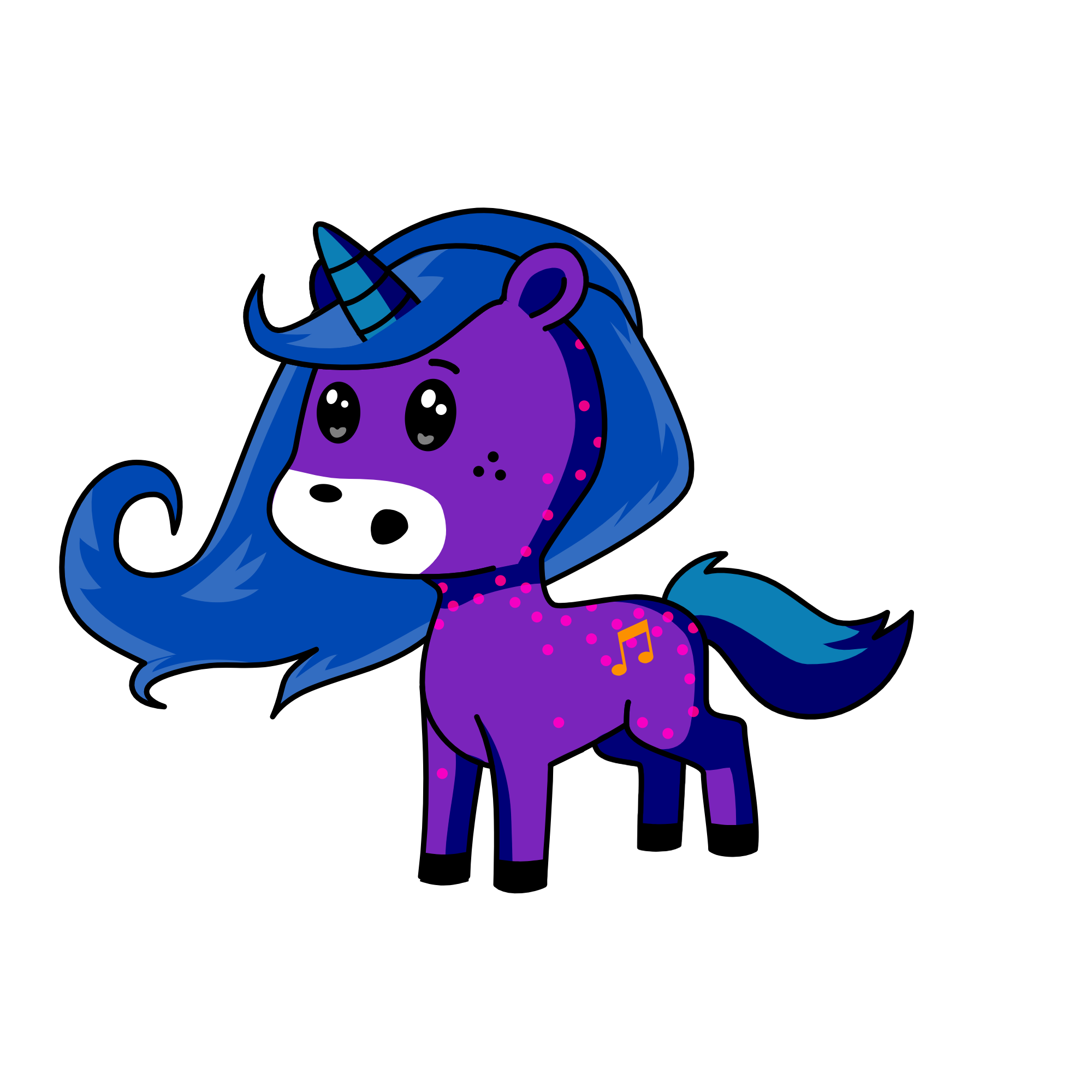 buple, the unicorn