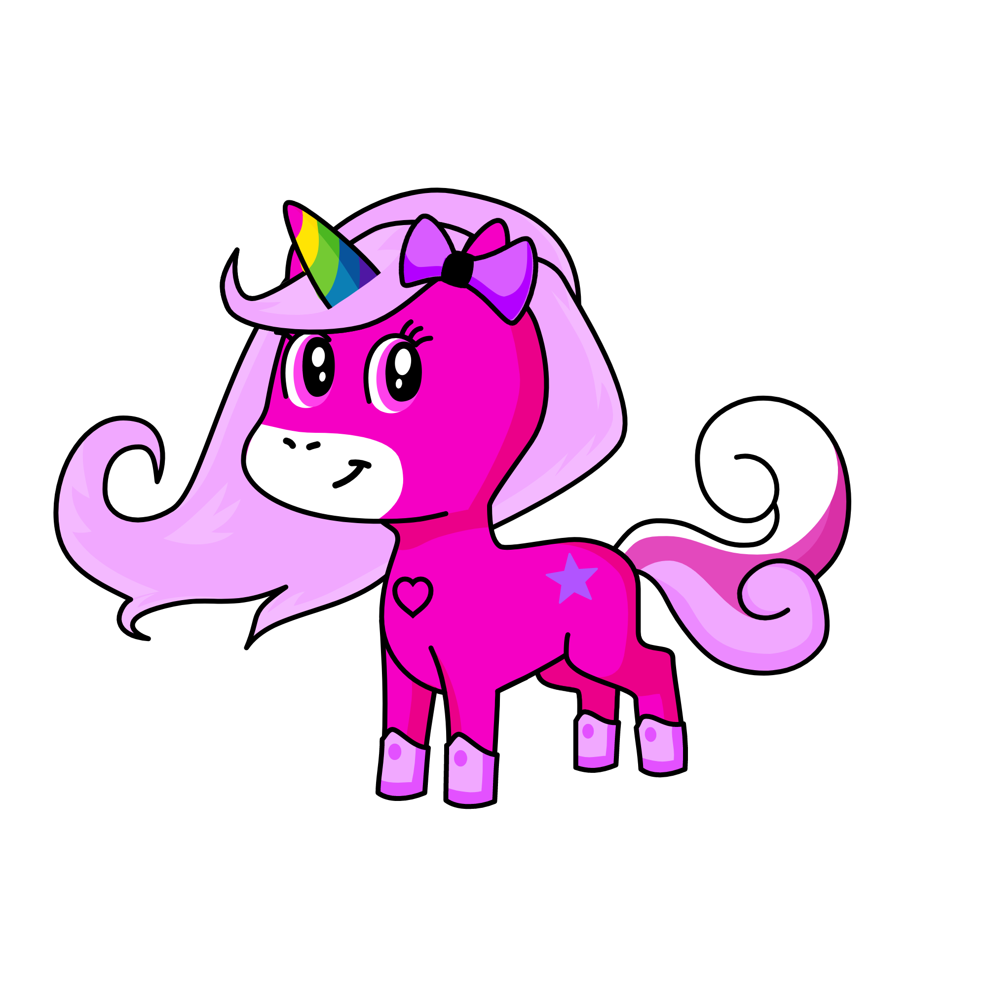 💜Powerful Pinky💜, the unicorn