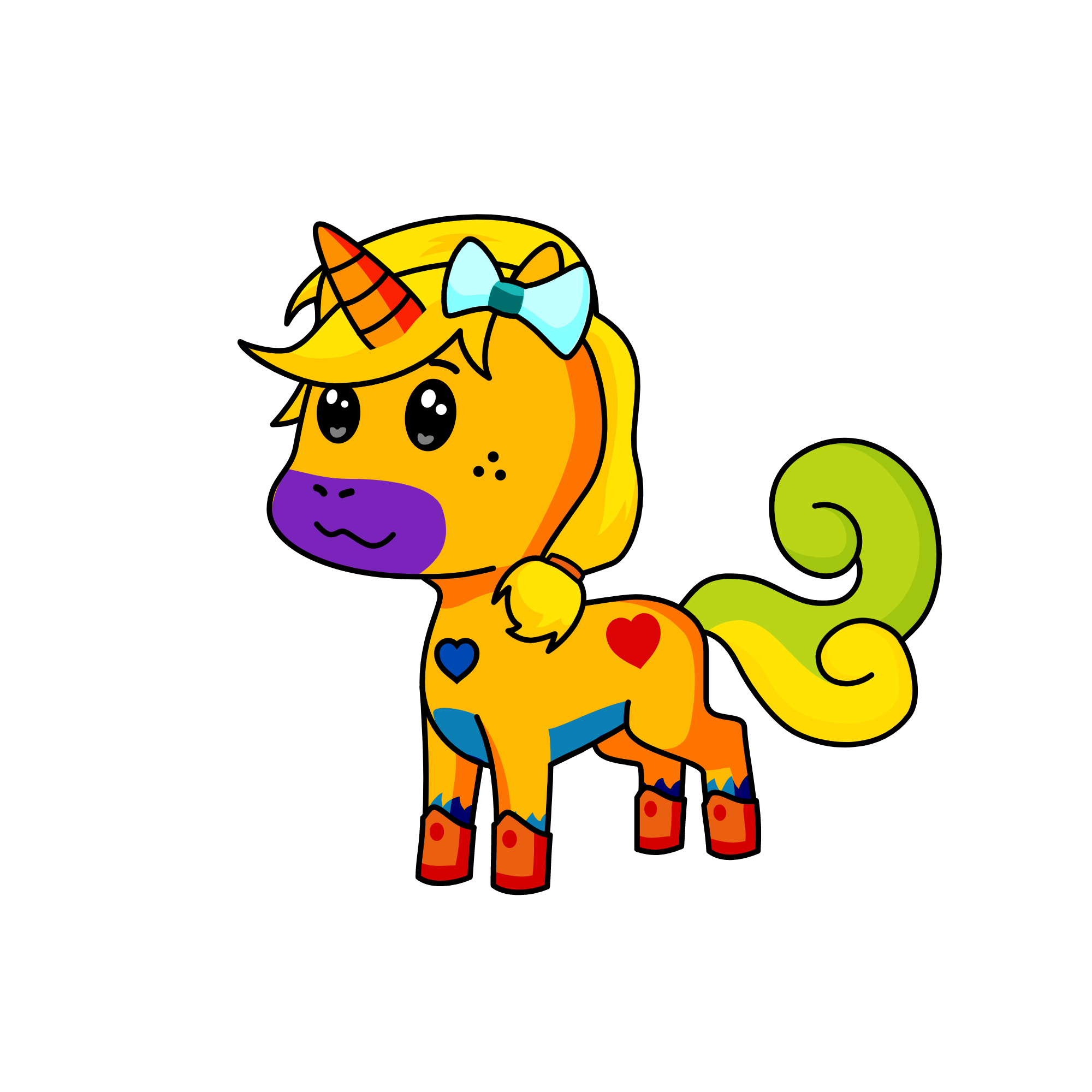 color, the unicorn