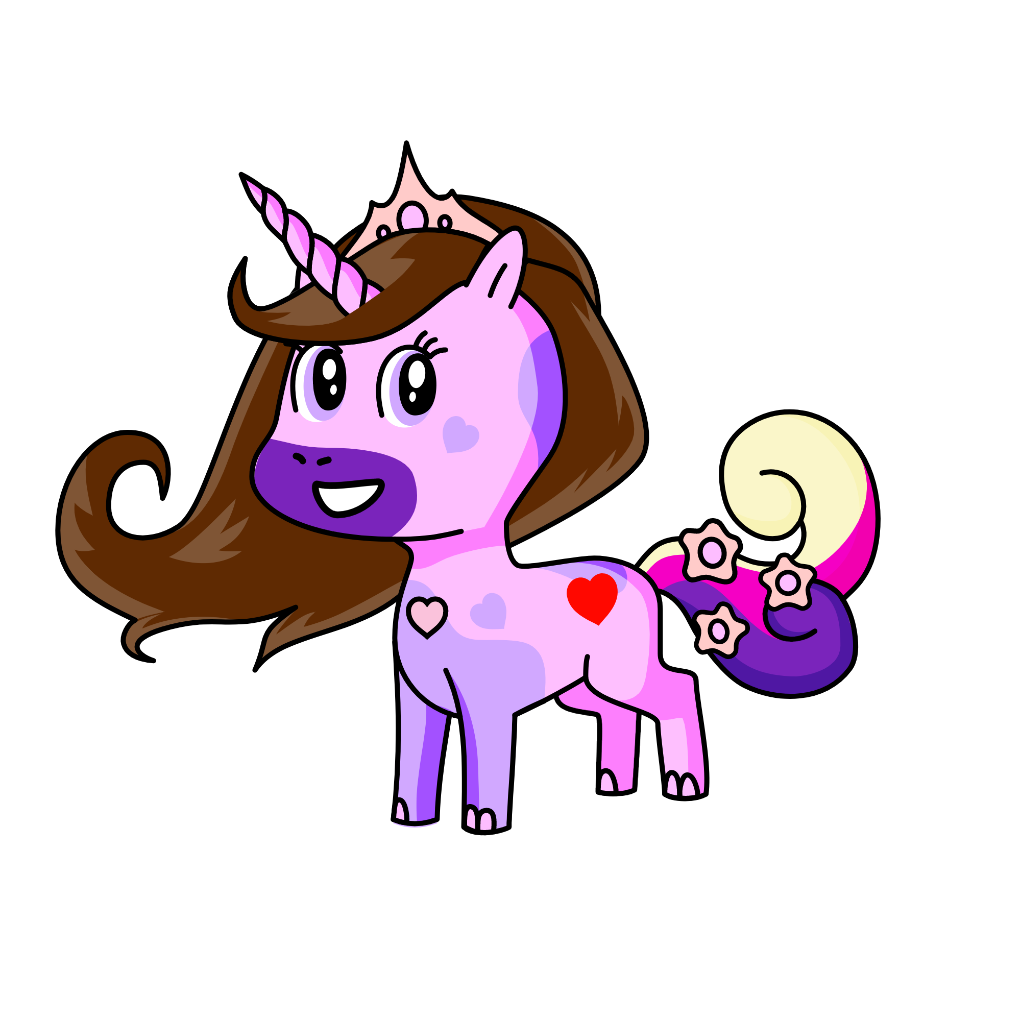 Lila Tutu, the unicorn