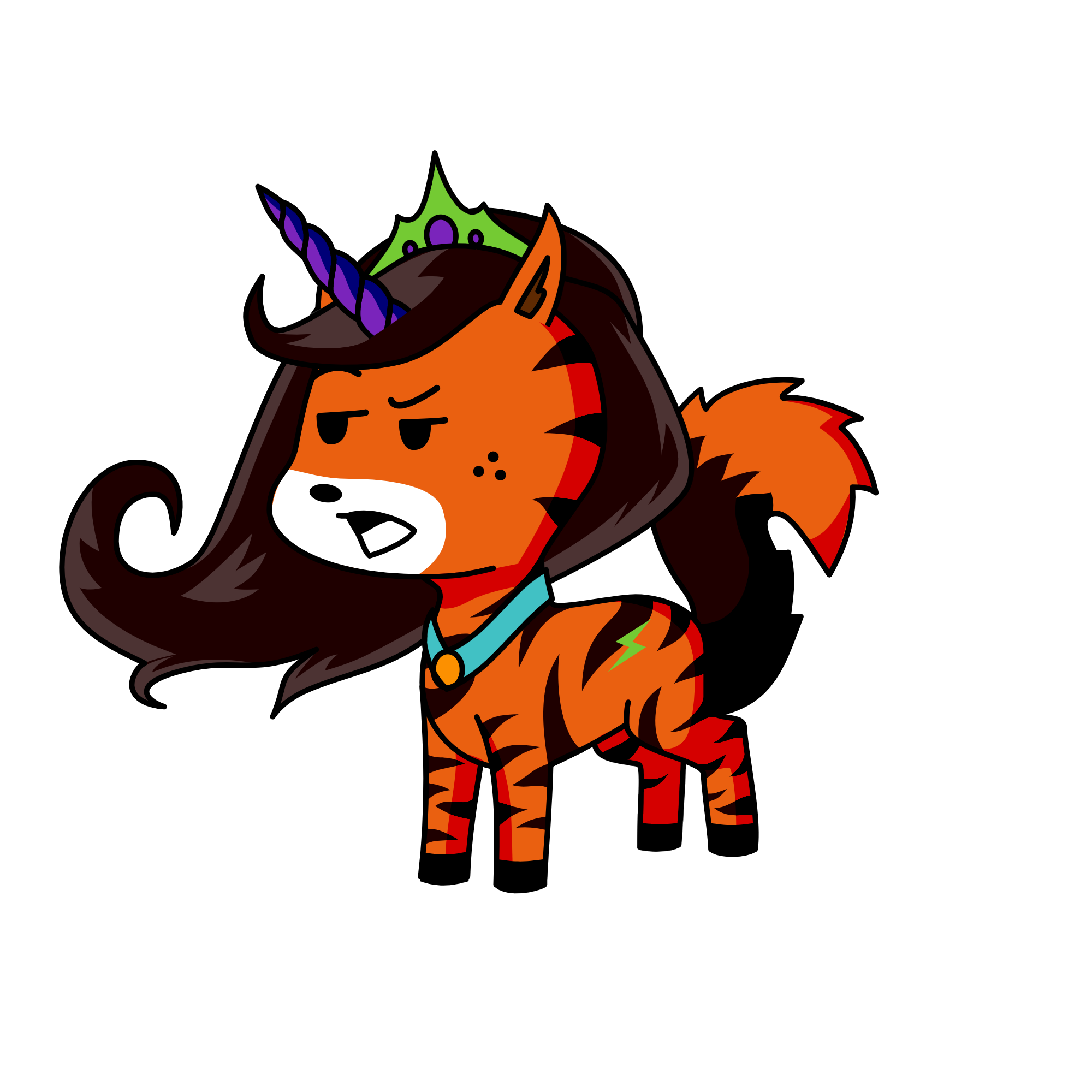 Spooky, the unicorn