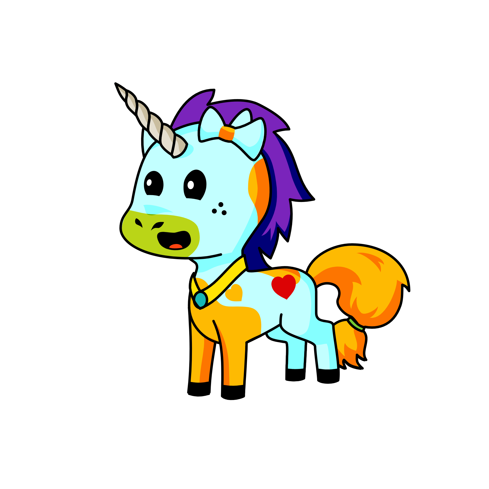 bow, the unicorn