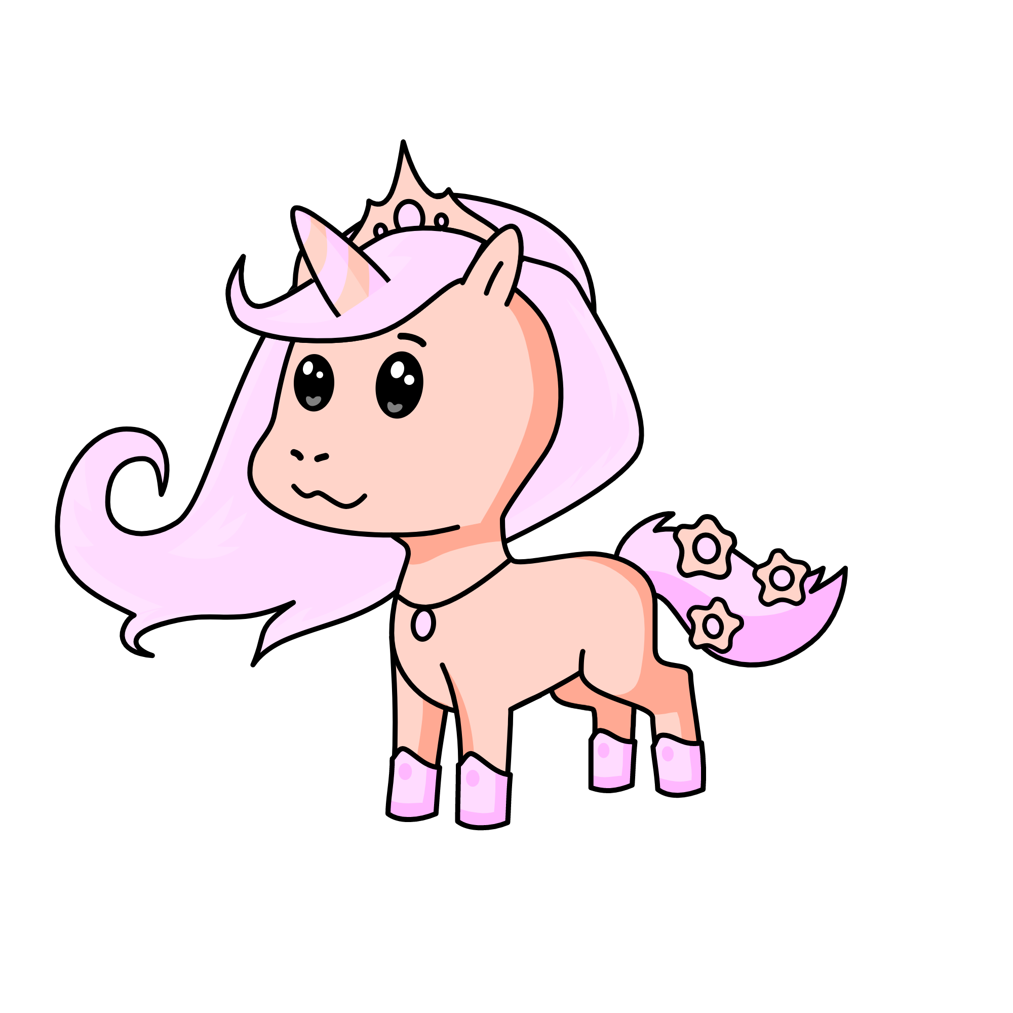 prinsse peach, the unicorn