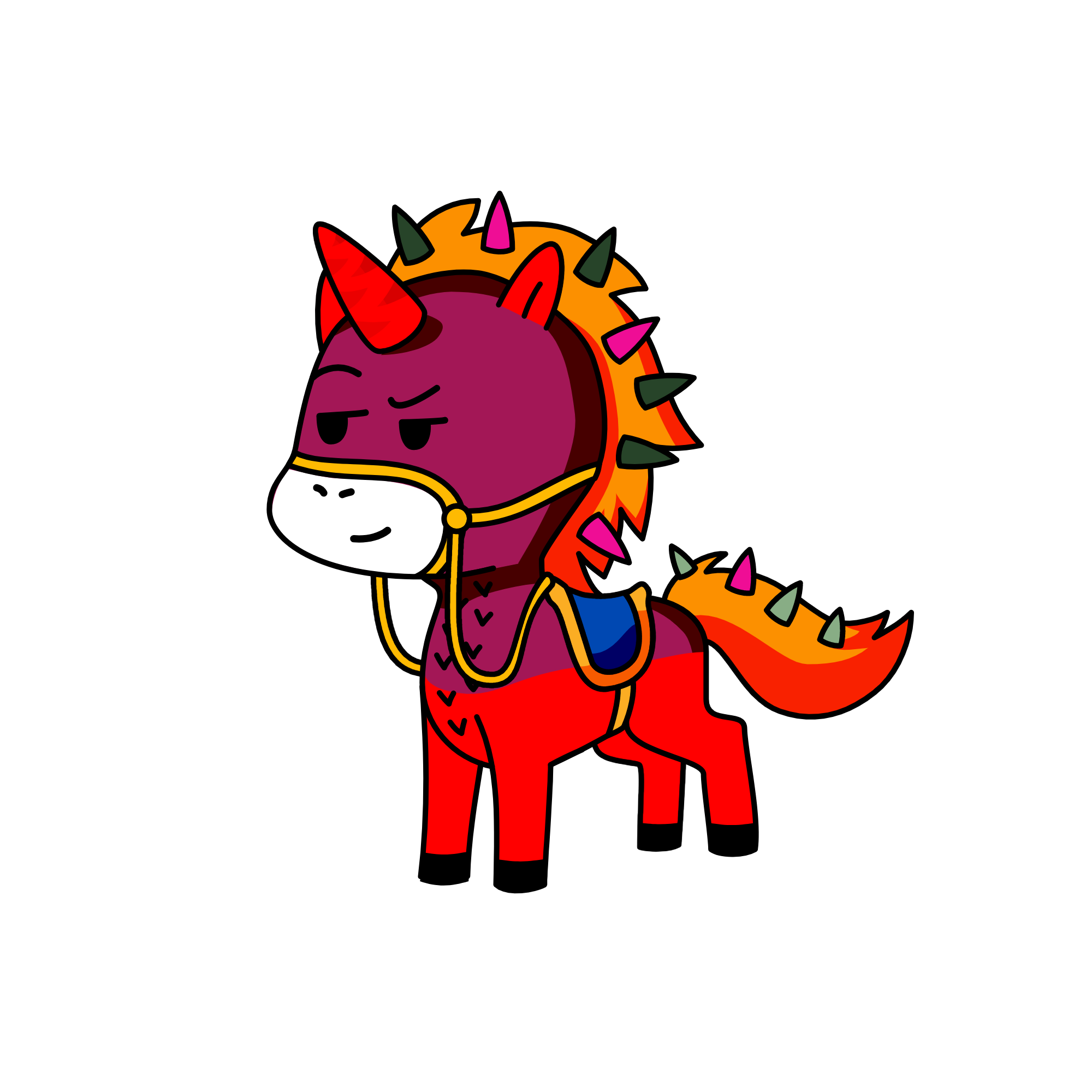 Captain Goodlight , the unicorn
